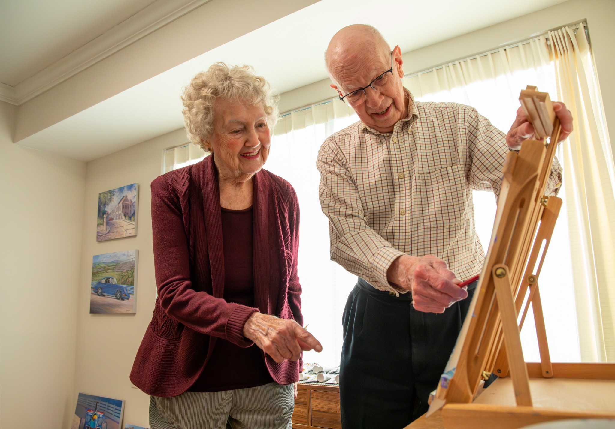 Episcopal SeniorLife Communities Facebook ad: Active and Engaged Living.