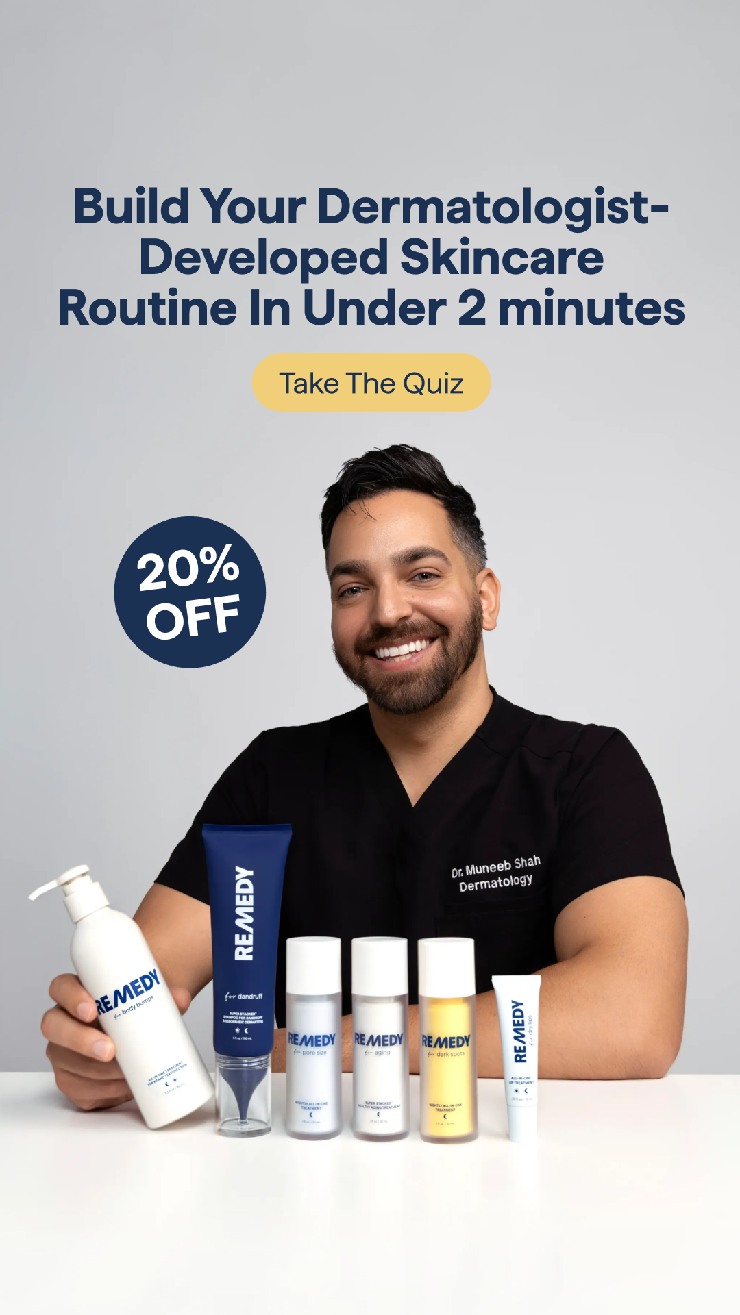 Remedy Skin Facebook ad