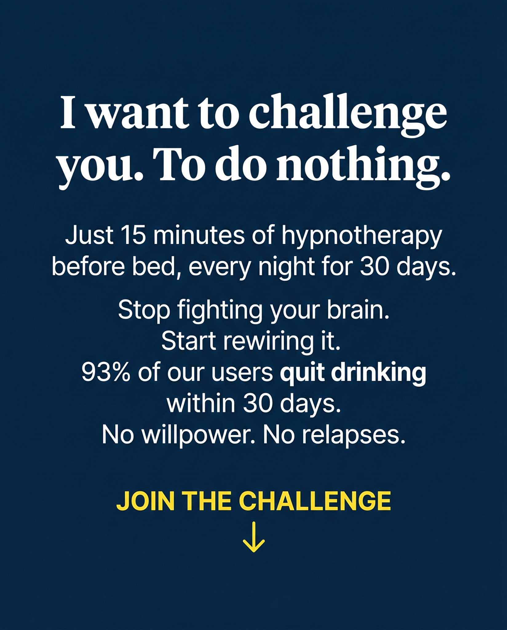 Hypnozio: power of hypnotherapy Facebook ad