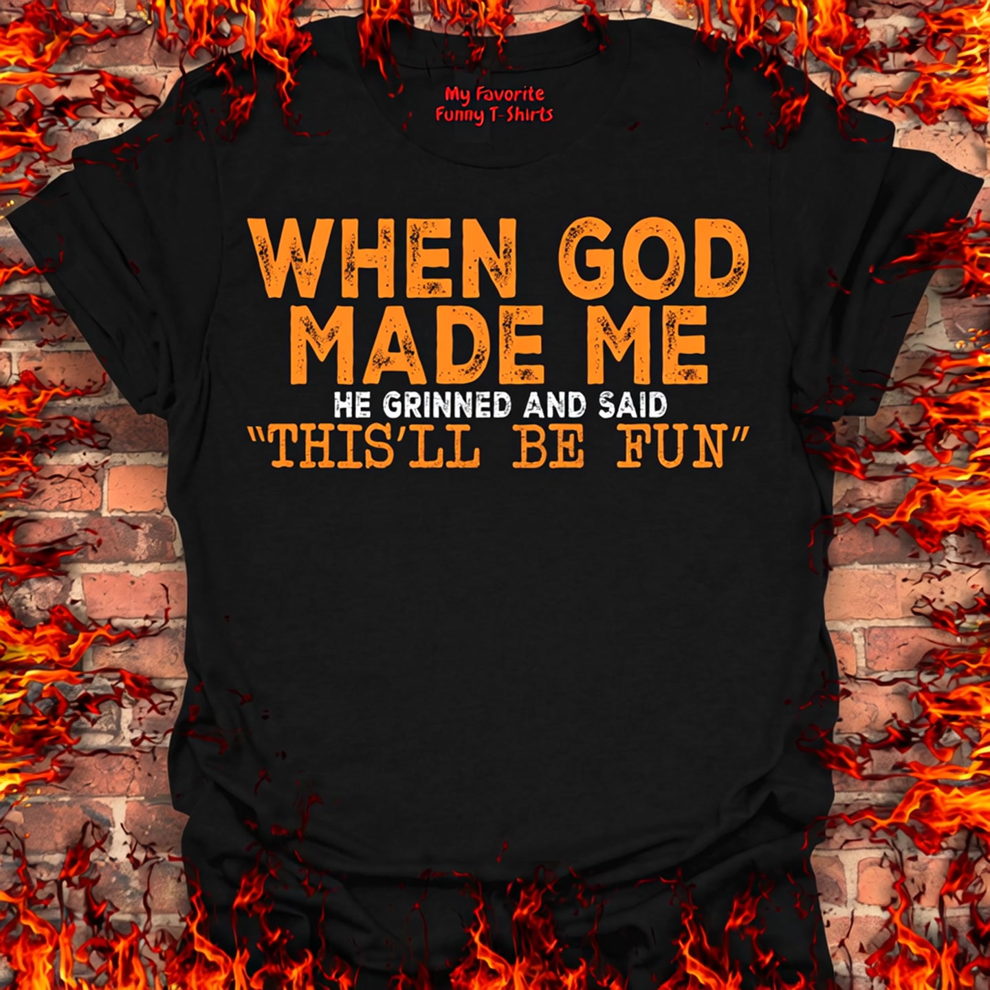 My Favorite Funny T-shirts Facebook ad: Funny Designs You'll Love!
