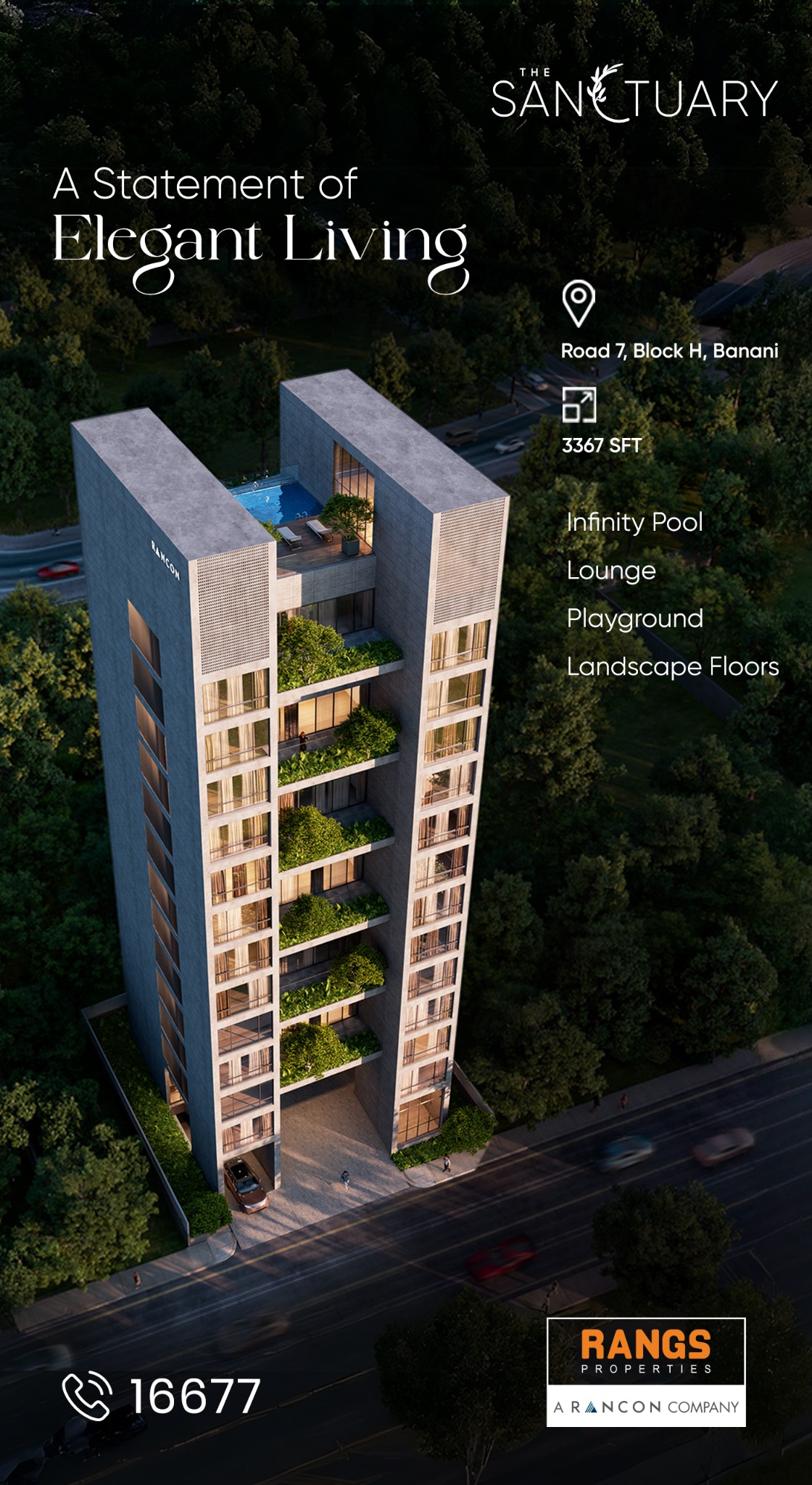 Rangs Properties Limited Facebook ad: The Sanctuary at Plot 82, Road 7, Block…