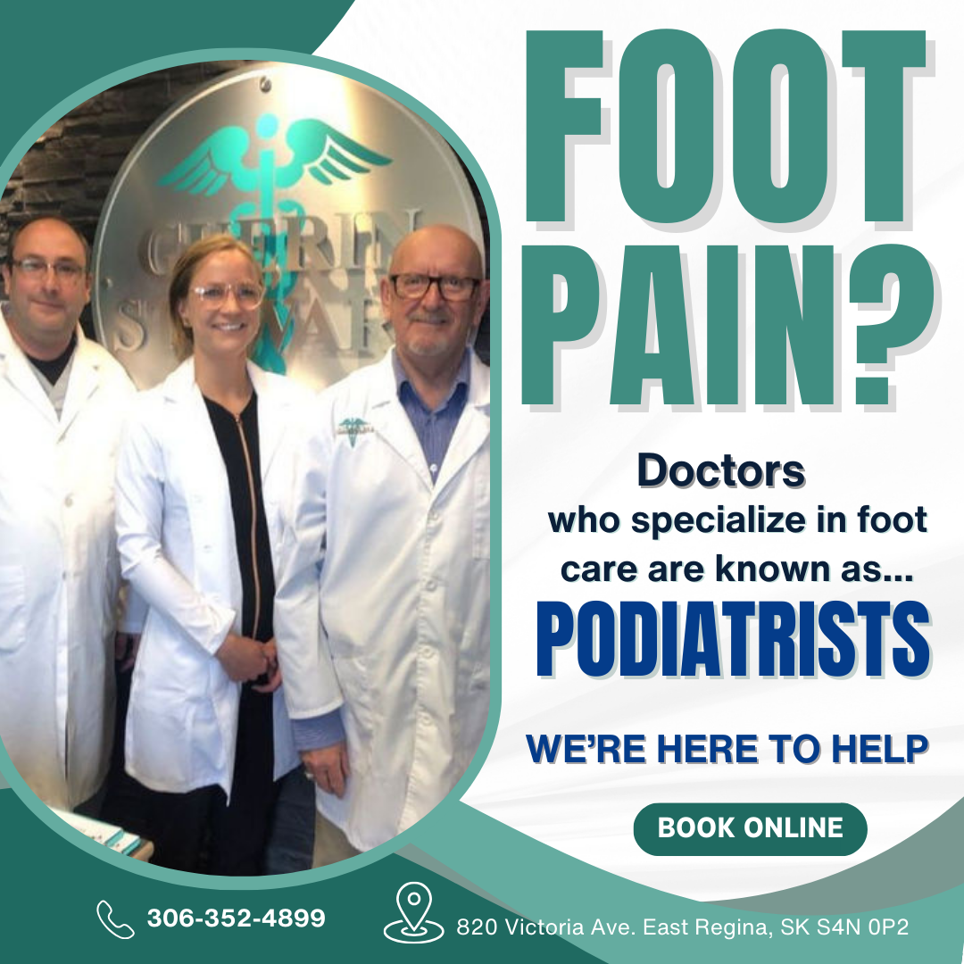 Guerin-Stewart Podiatry Clinic Facebook ad: Improve Your Foot Health!