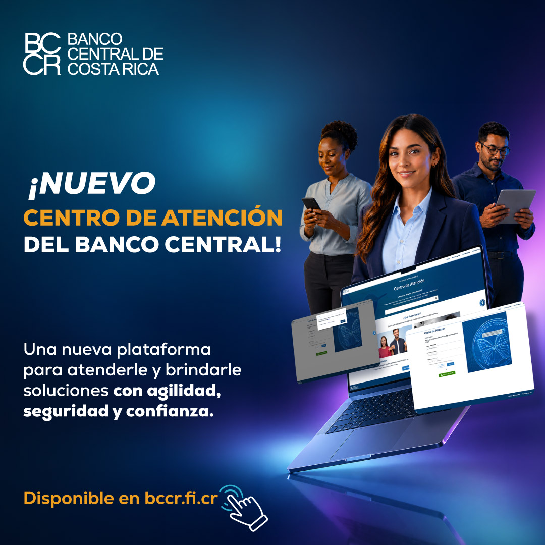 Banco Central de Costa Rica Facebook ad: El Banco Central evoluciona para ofrecer una experiencia…