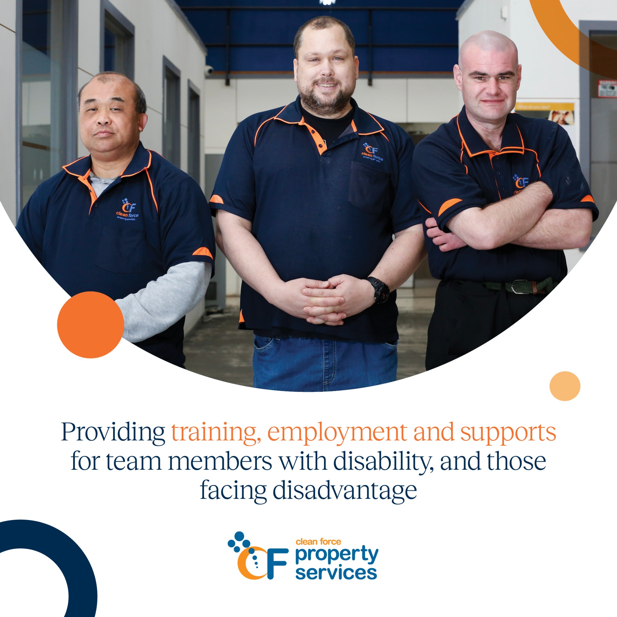 Clean Force Property Services Facebook ad