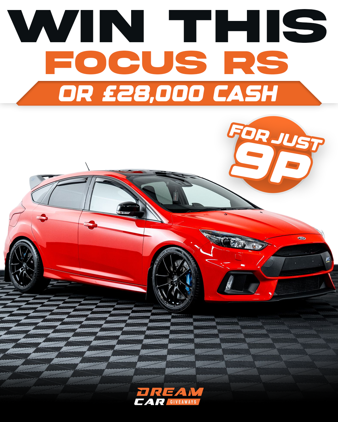 Dream Car Giveaways Facebook ad