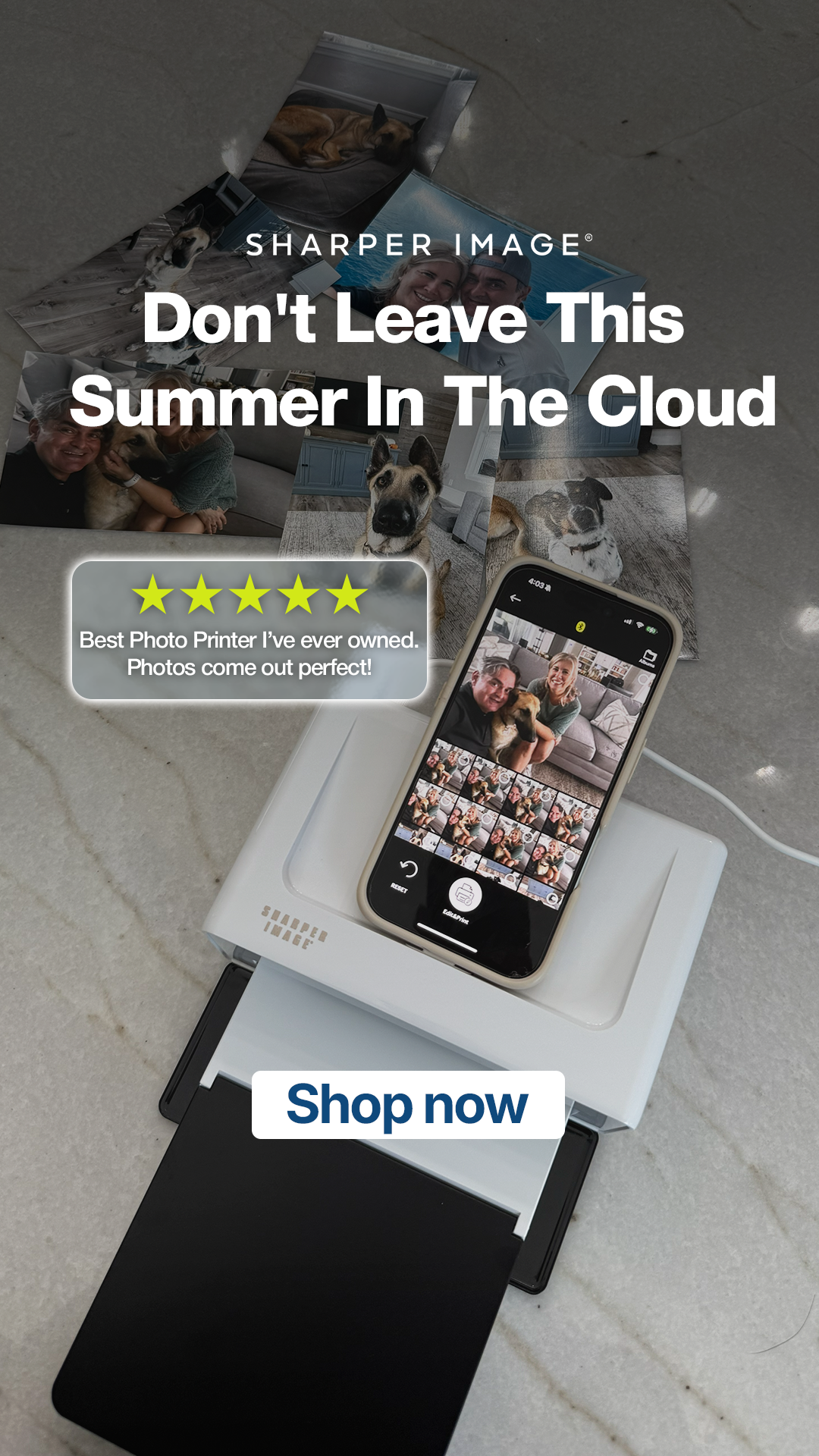 SharperImage.com Facebook ad