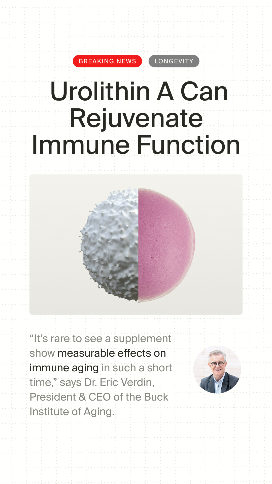 Timeline Longevity Facebook ad