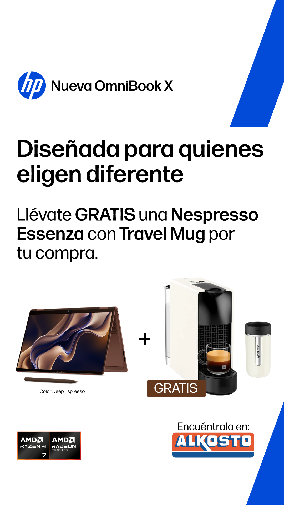 HP Colombia Facebook ad: Diseño que inspira productividad