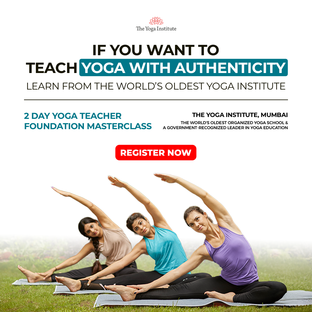 The Yoga Institute Facebook ad