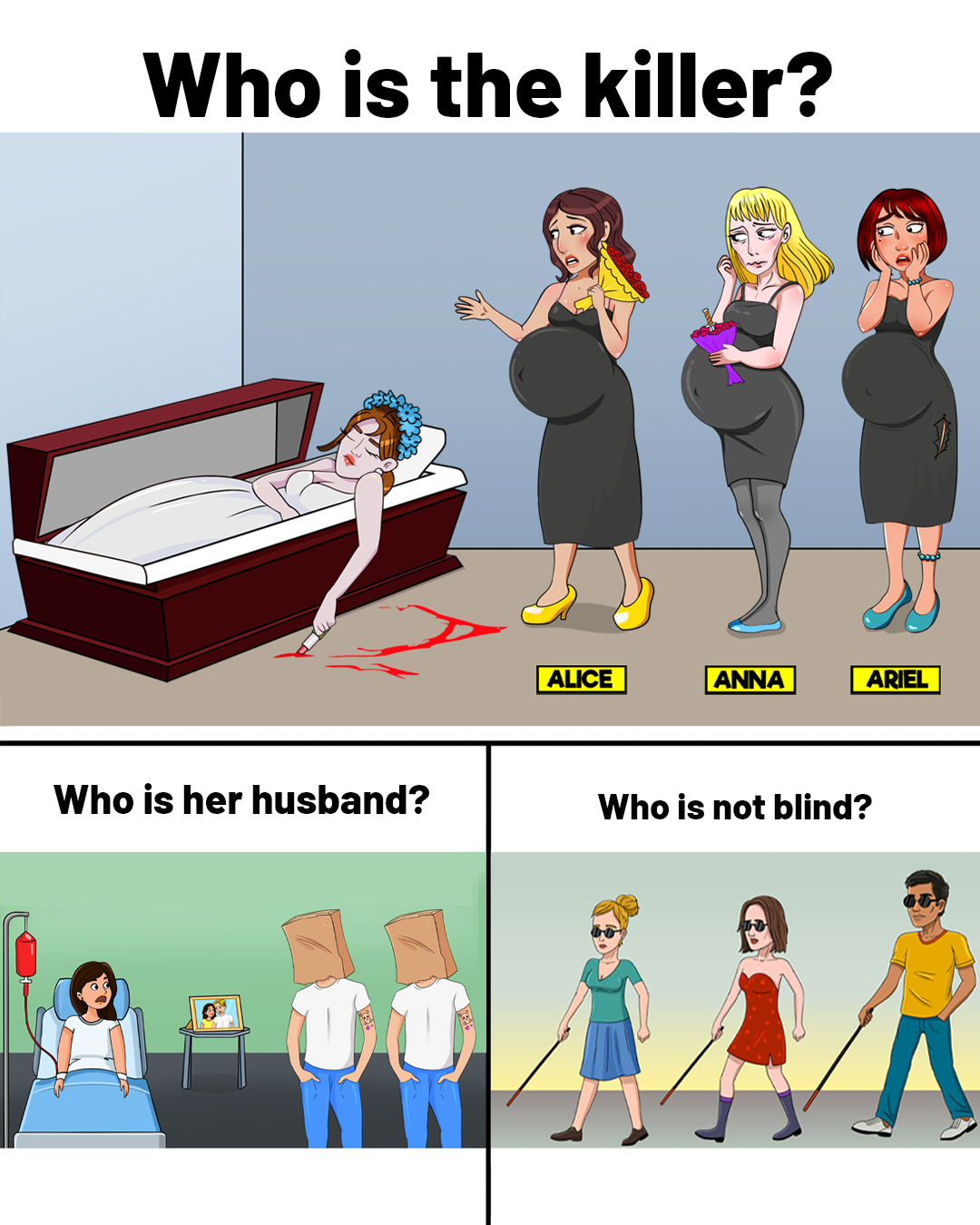 Brain Who: New Riddles Facebook ad