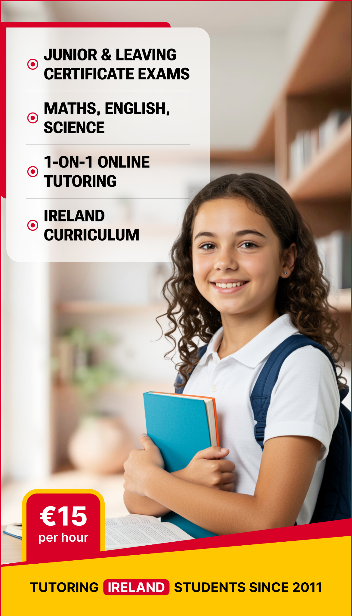 Jaya's Academy Facebook ad