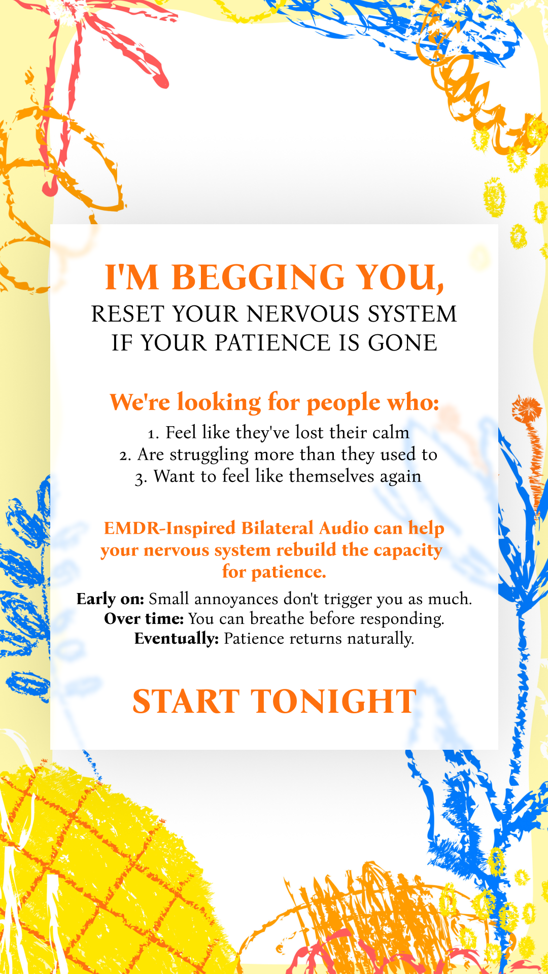Calm Facebook ad