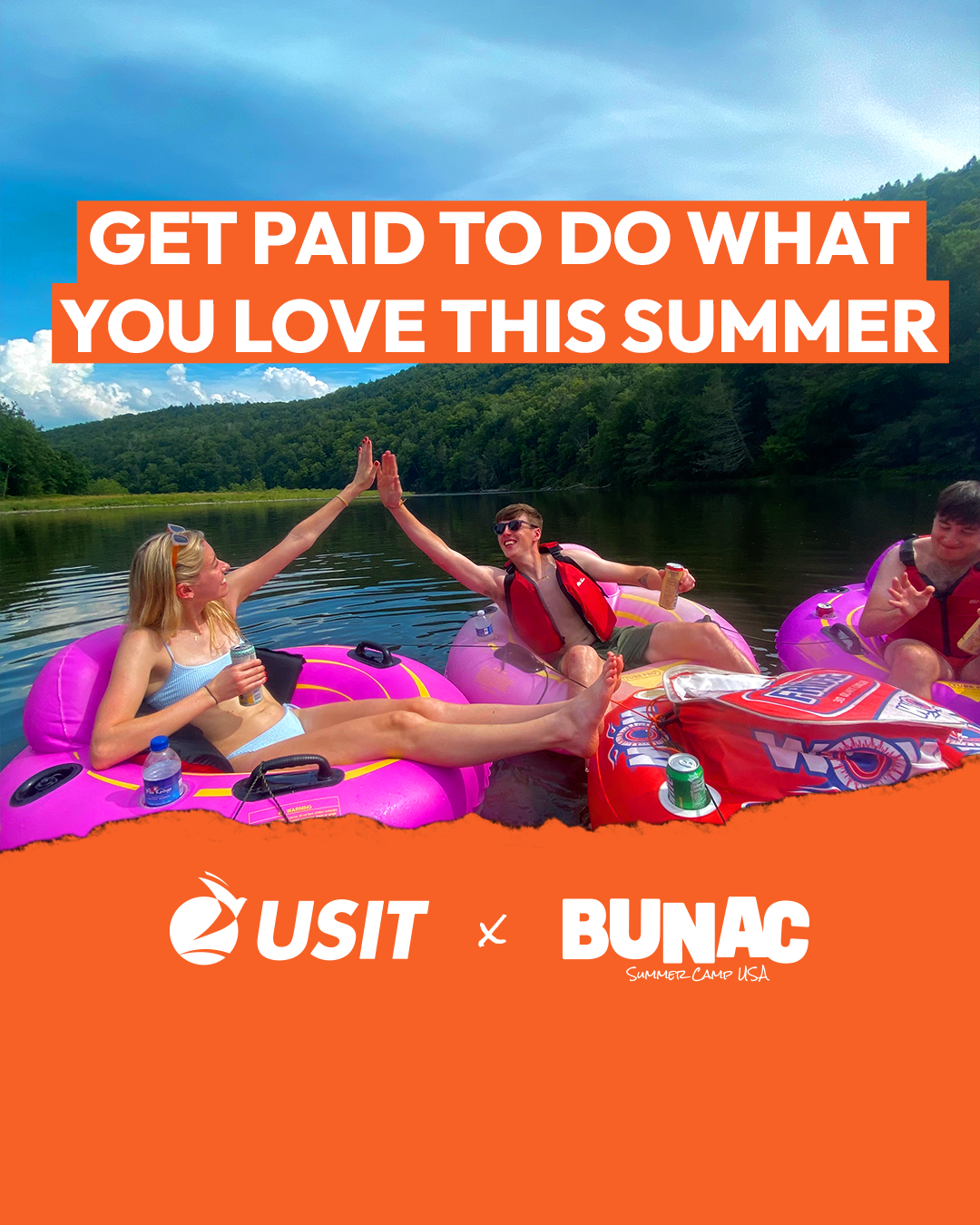 USIT Travel Ireland Facebook ad: Ready to make friends from all around the…