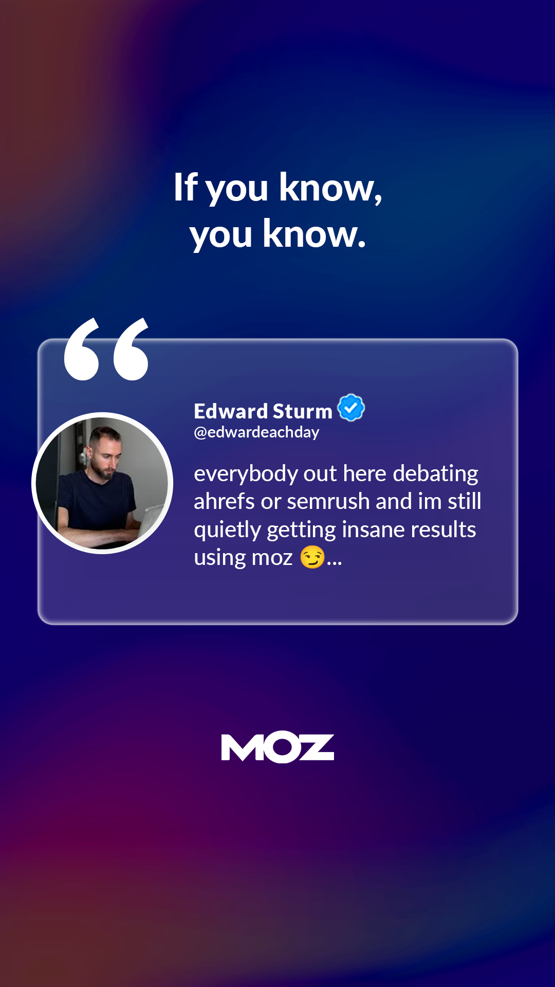 Moz Facebook ad