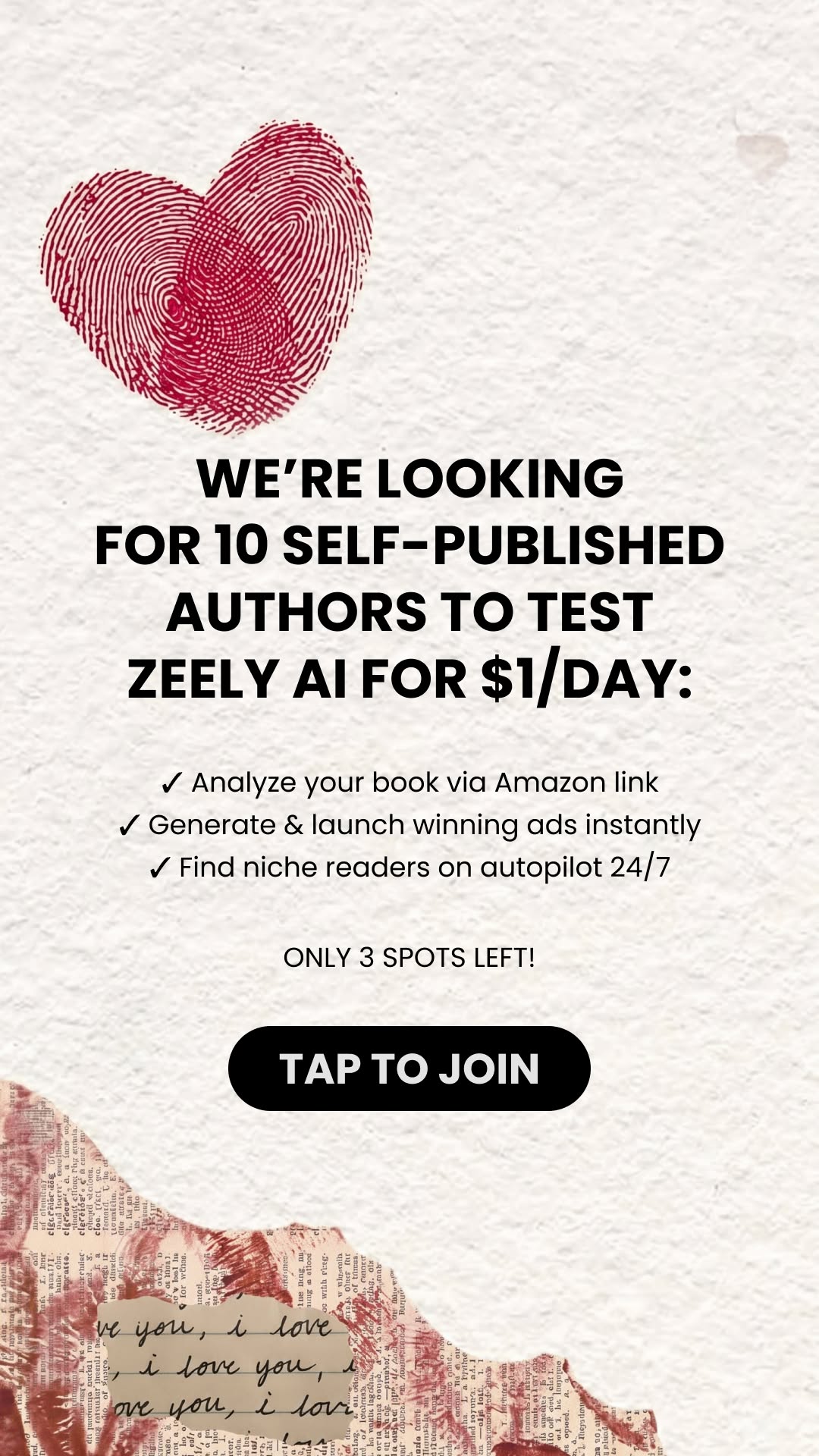 Zeely Facebook ad