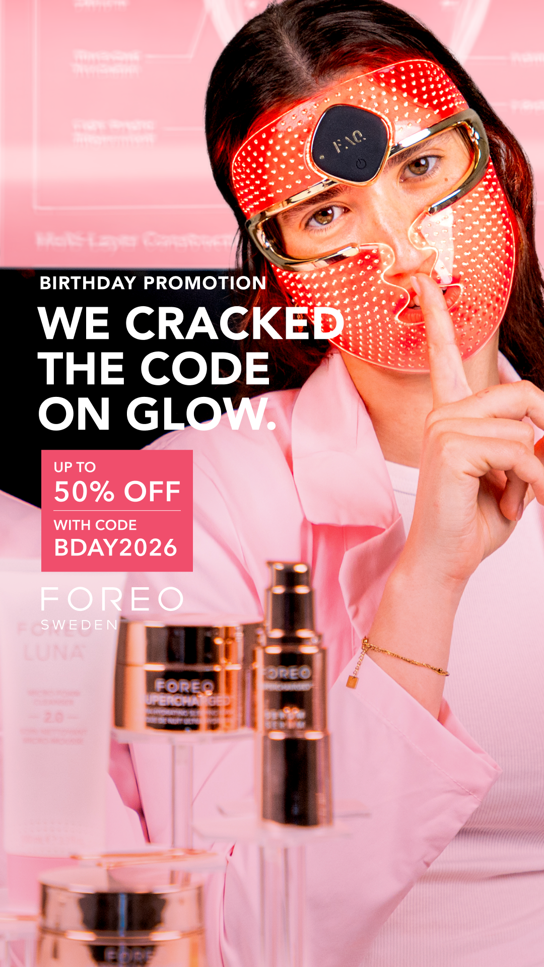 FOREO Facebook ad
