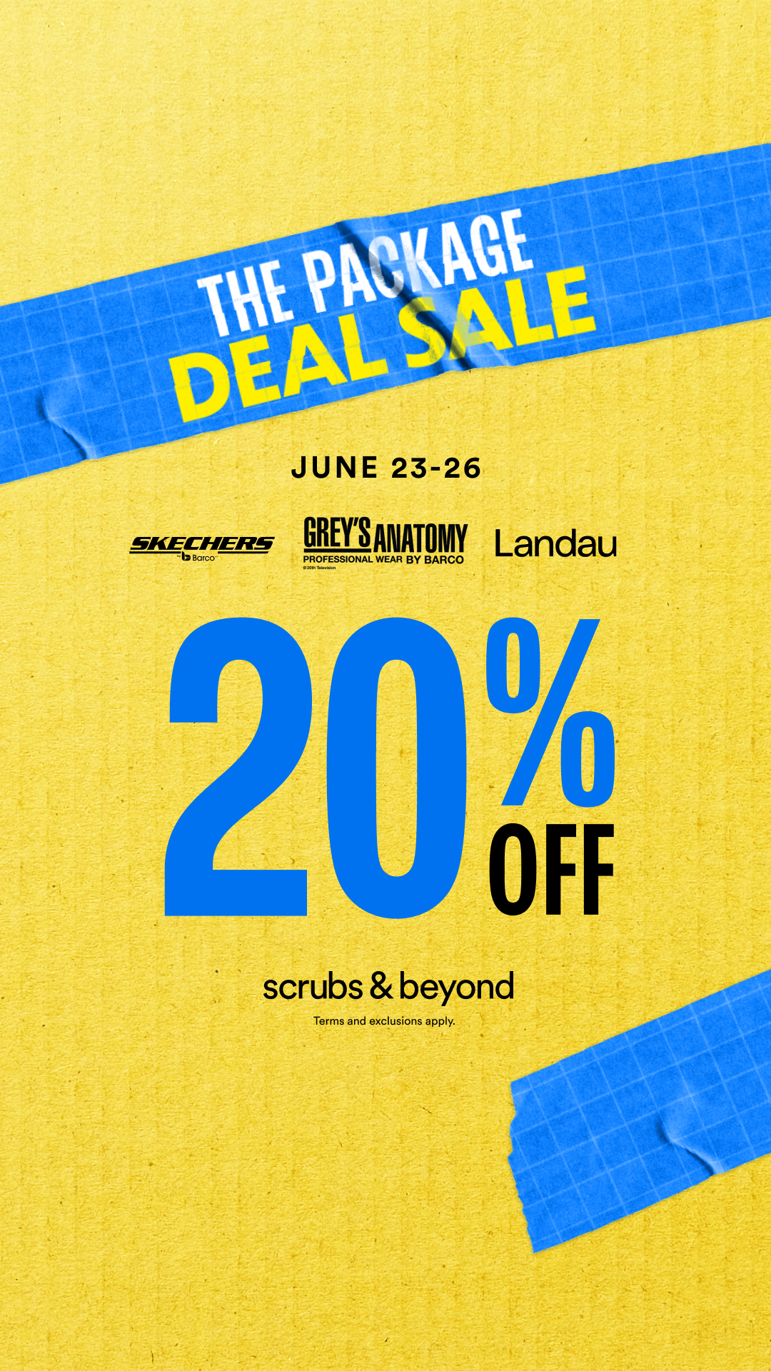 Scrubs & Beyond Facebook ad