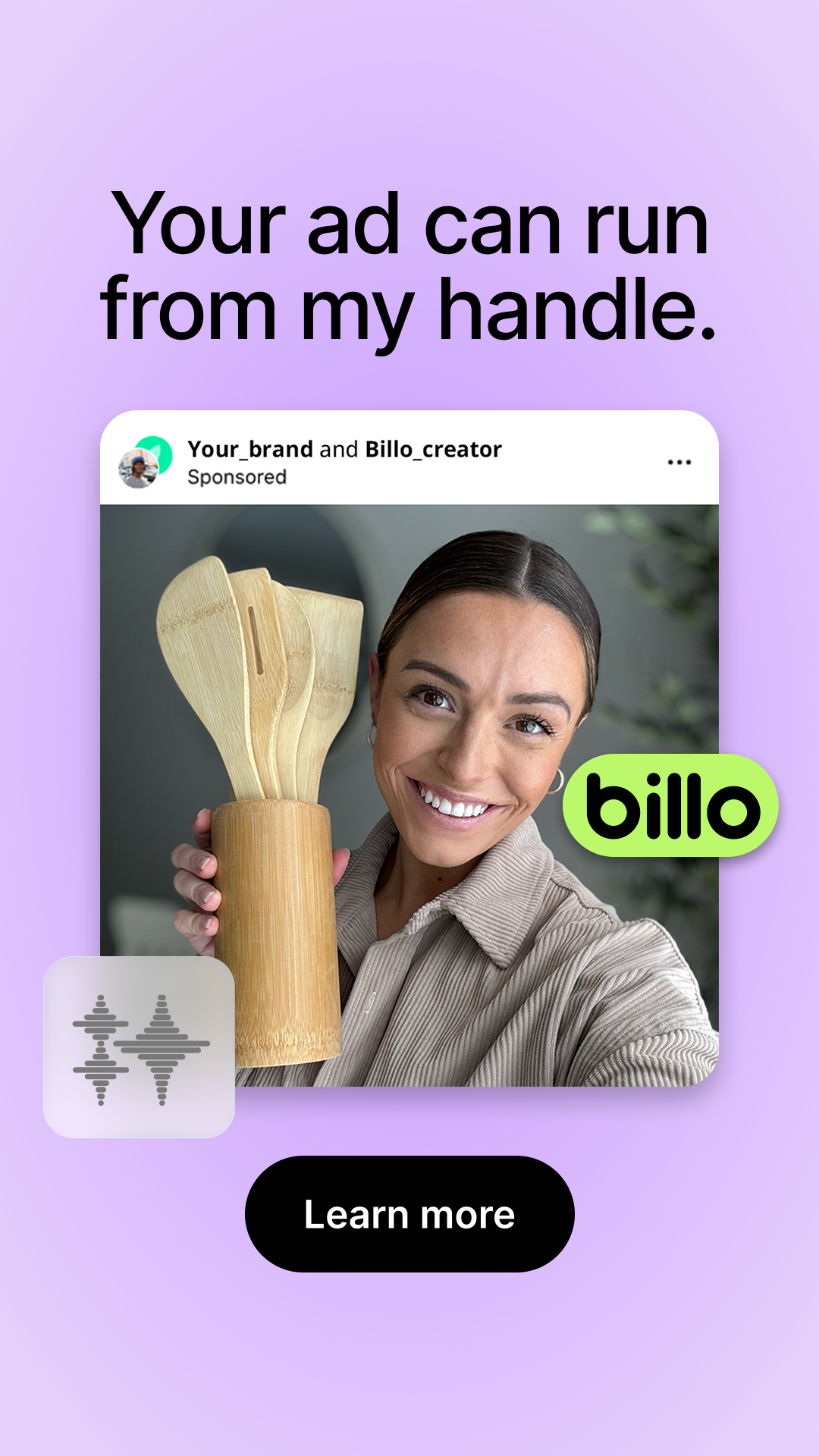 Billo Facebook ad
