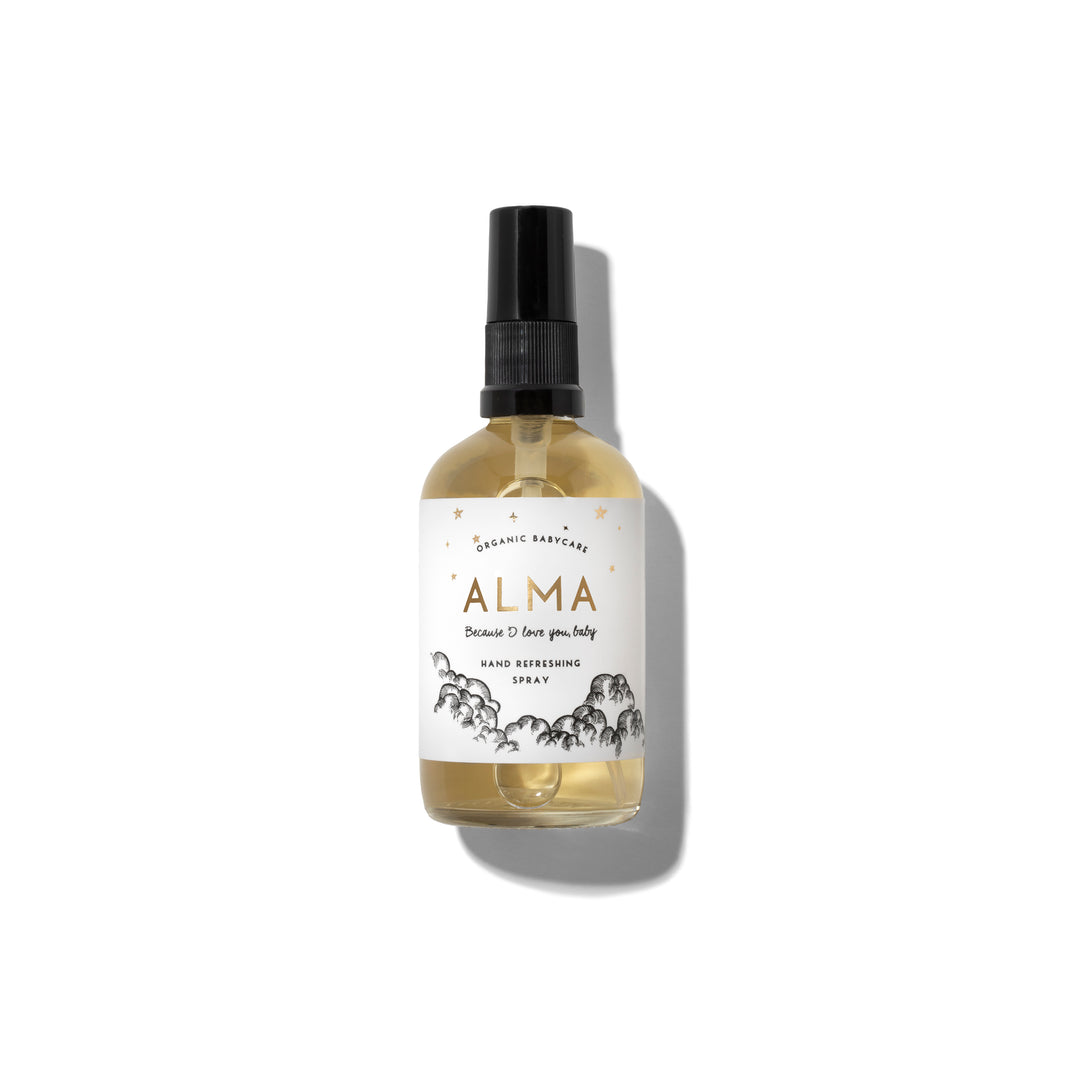 ALMA Babycare Facebook ad: Hochwertige Biokosmetik für dich und dein Baby.