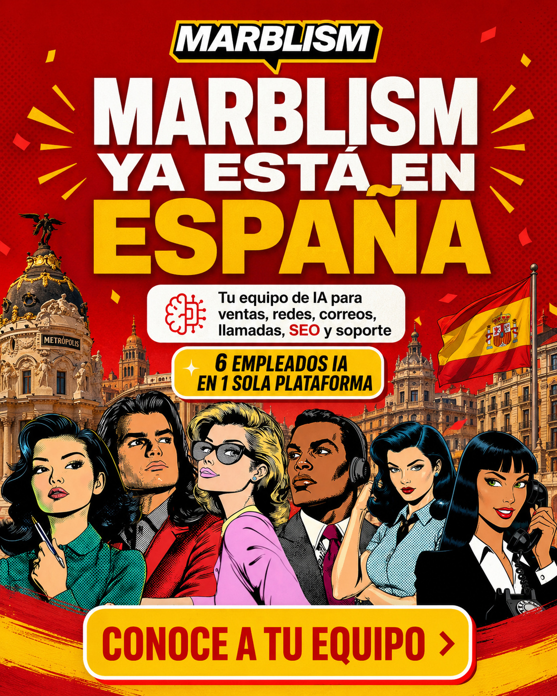 Marblism Facebook ad