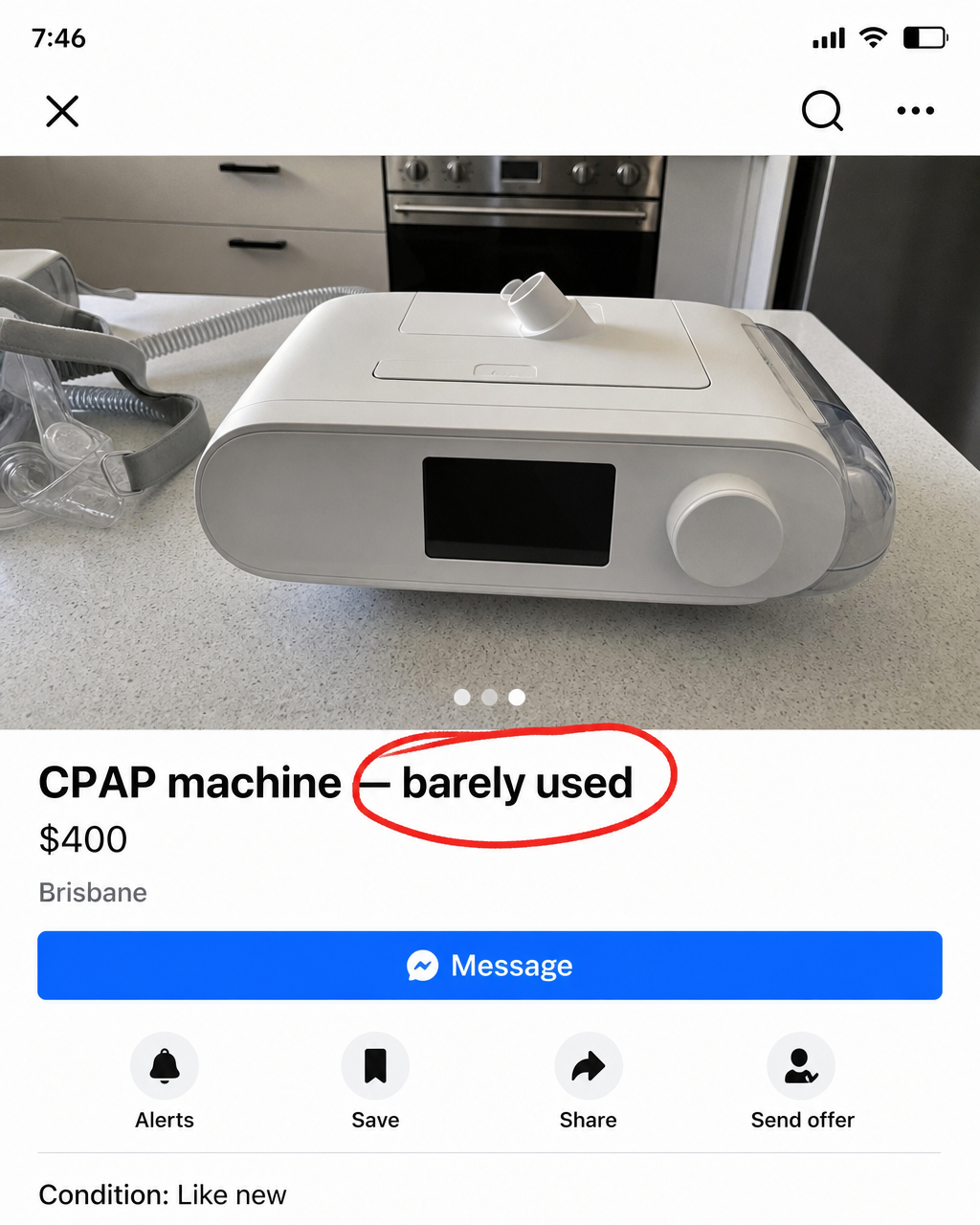 Beauty Sleep Facebook ad