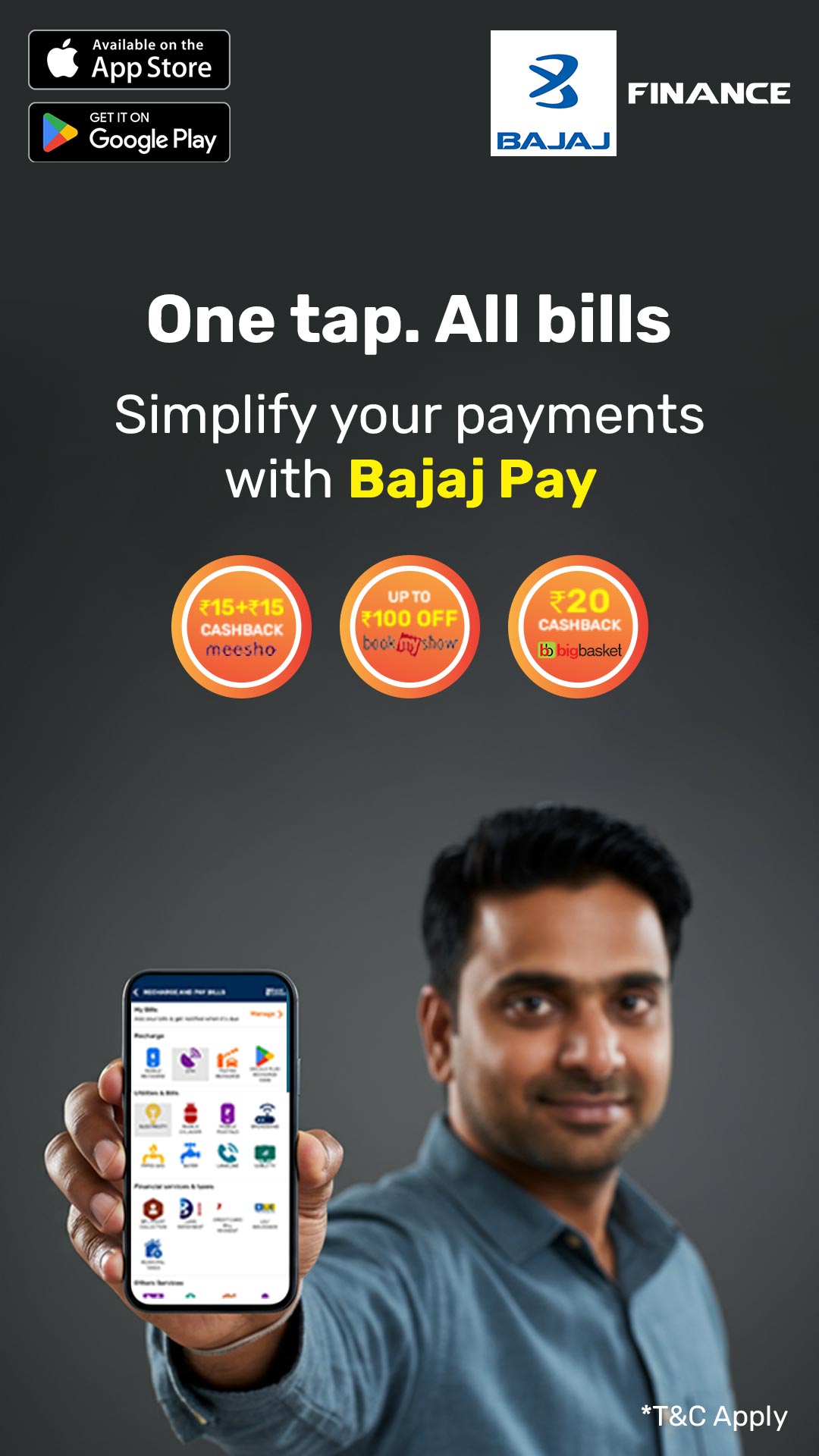 Bajaj Finserv Facebook ad