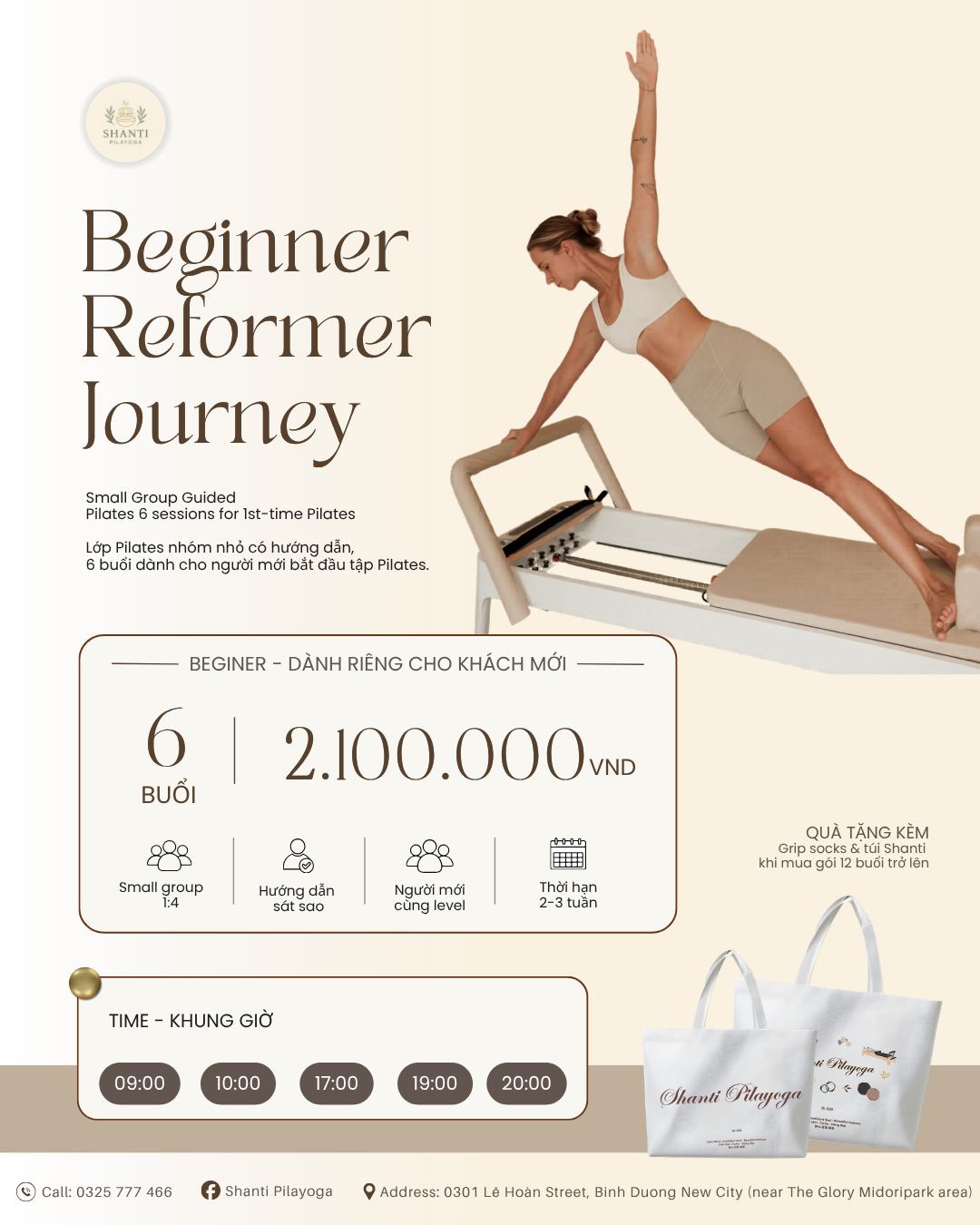 Shanti Pilayoga Facebook ad: Nếu bạn đã từng muốn thử Pilates nhưng…