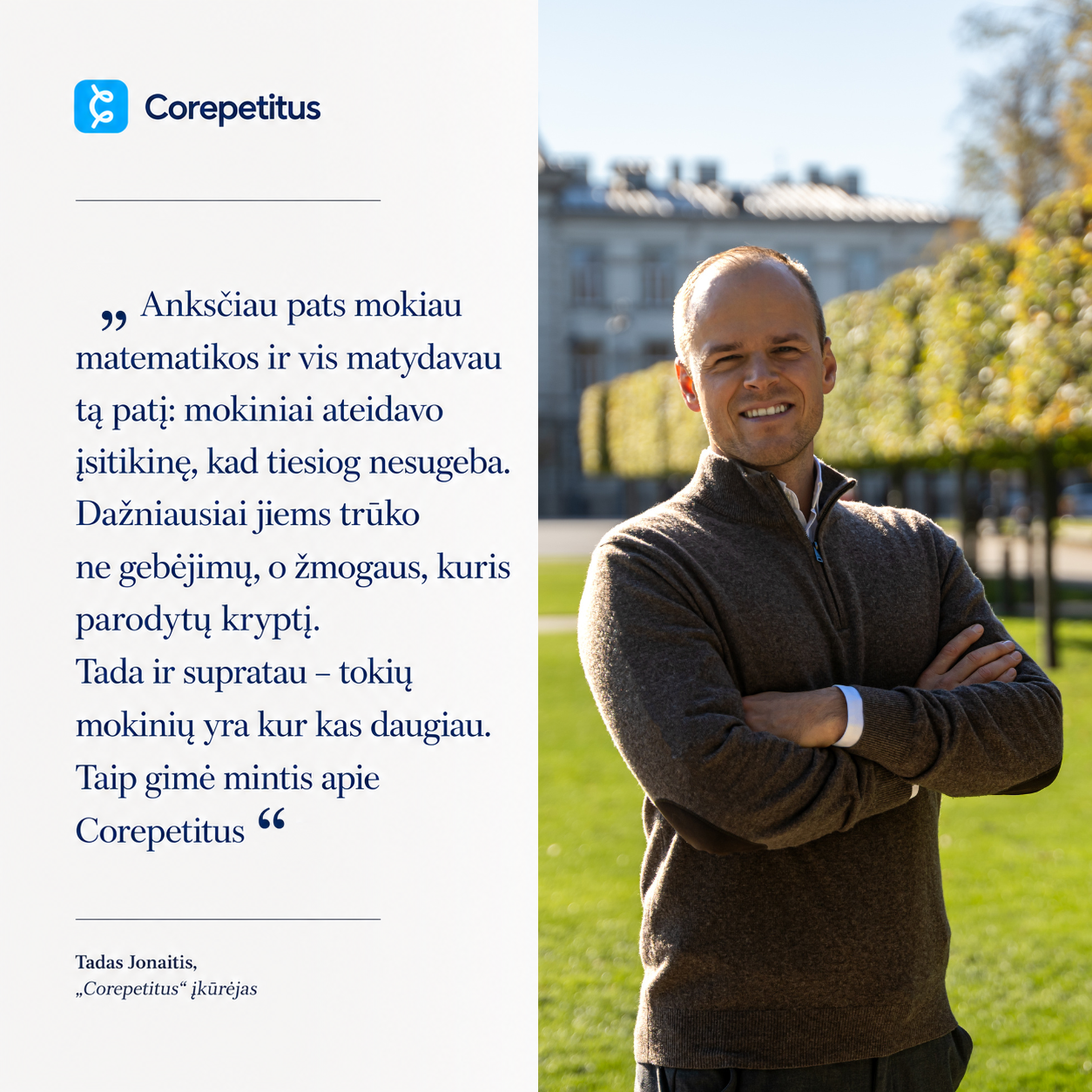 Corepetitus Facebook ad