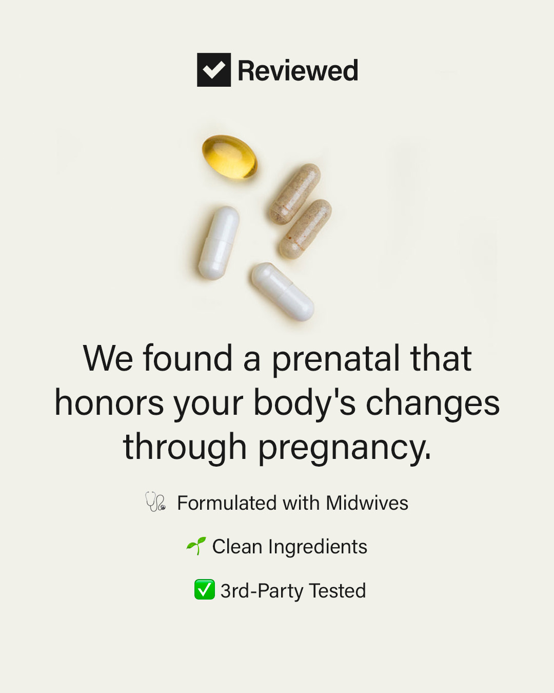 Reviewed Facebook ad