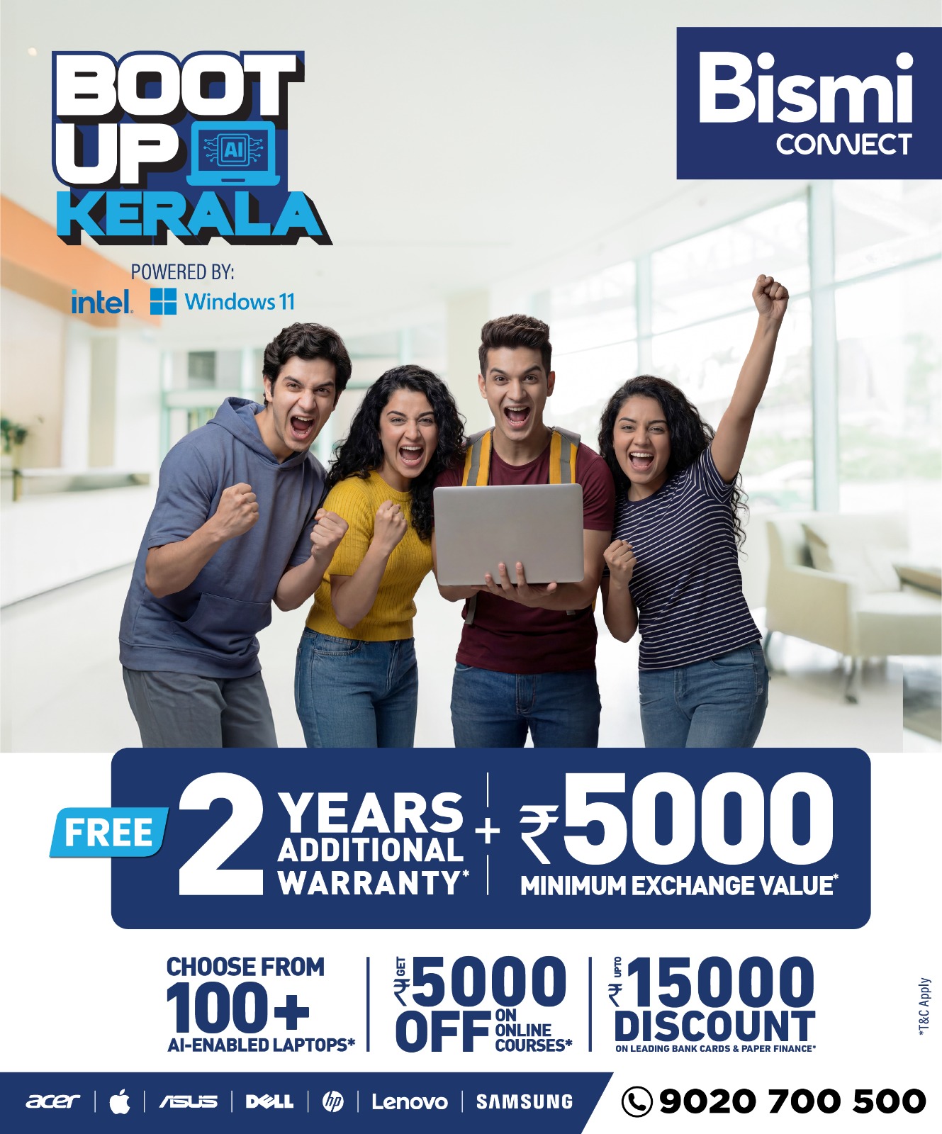 Bismi Group Facebook ad: BOOT UP KERALA is Back @ Bismi Connect