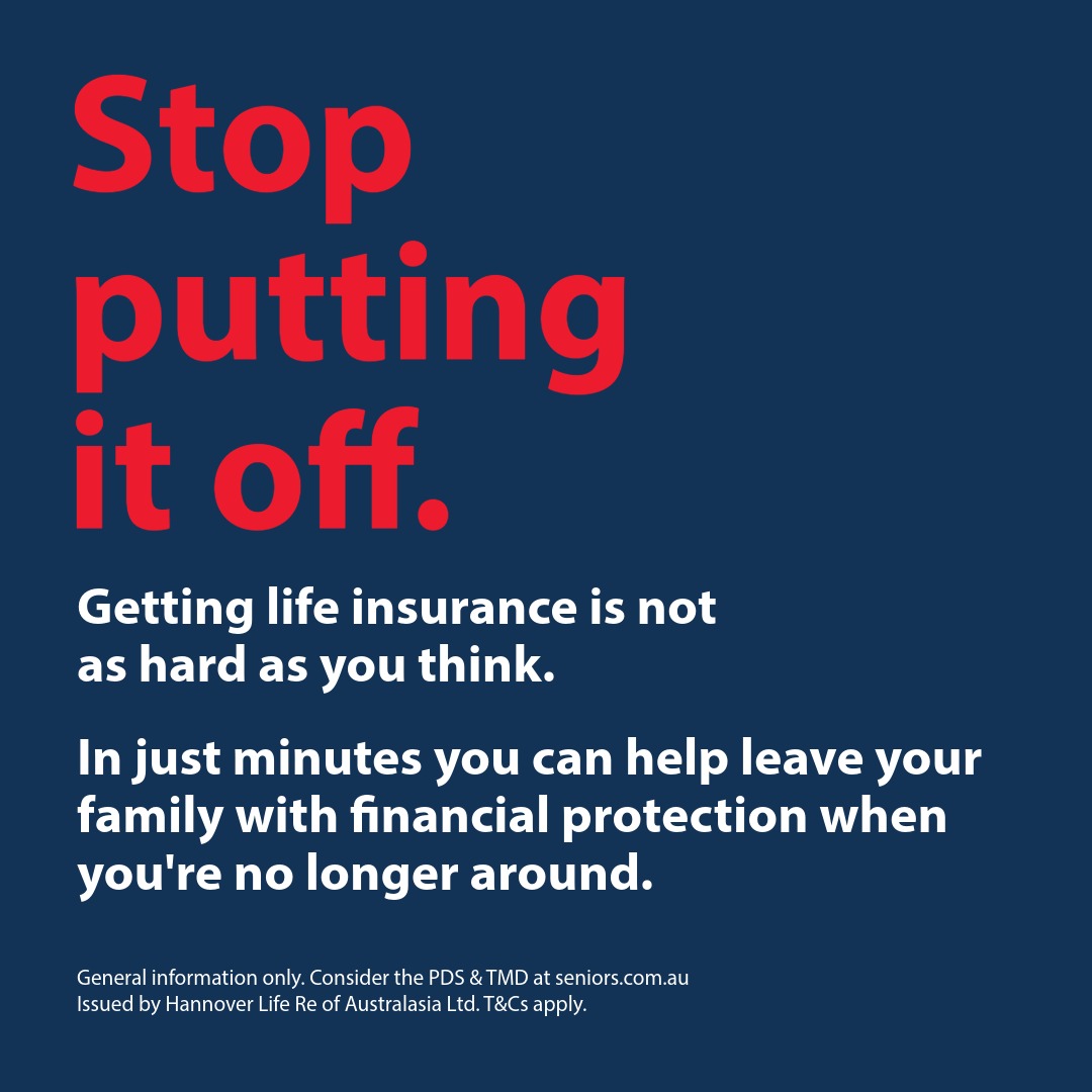 Australian Seniors Insurance Agency Facebook ad