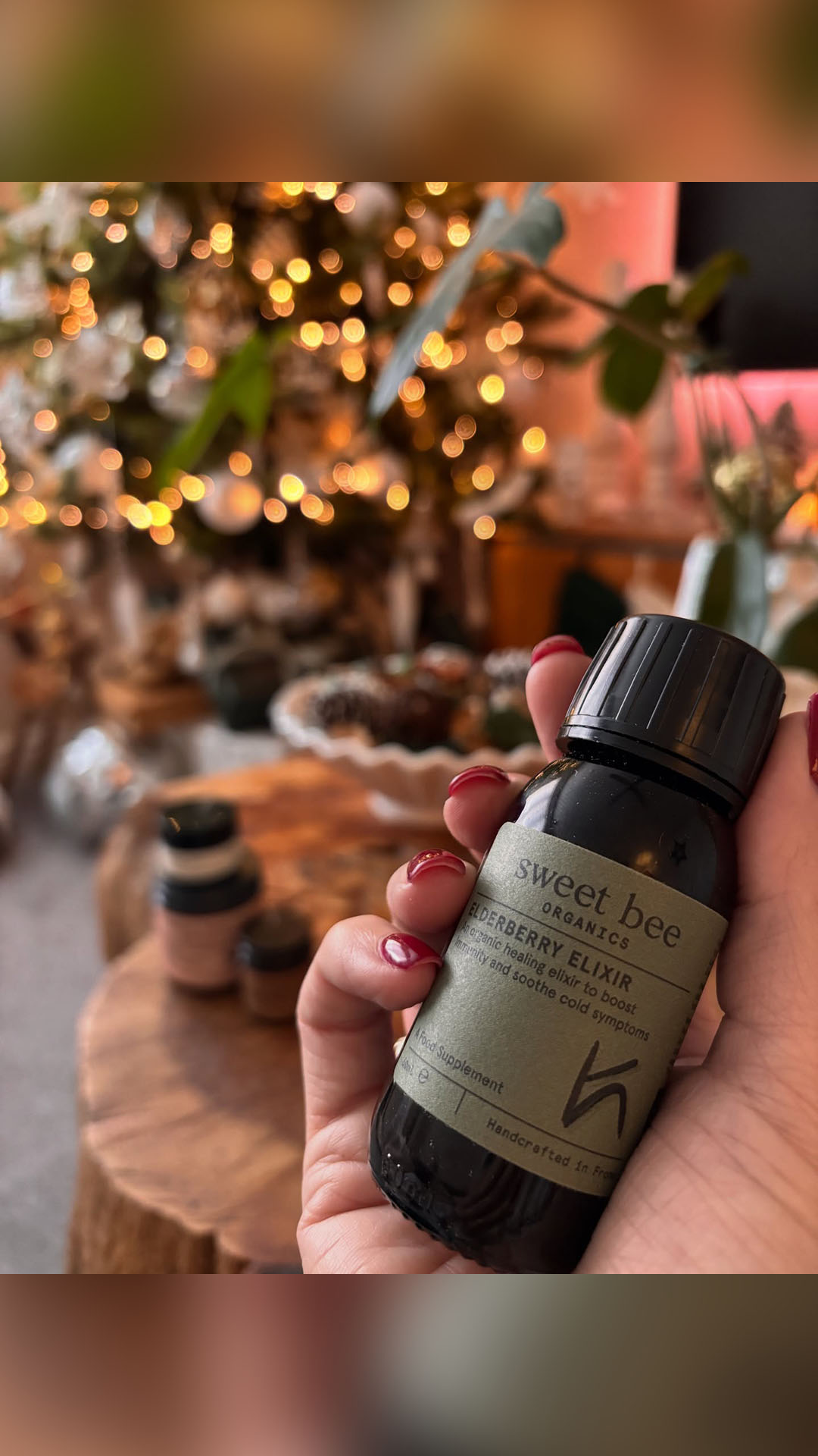 Sweet Bee Organics Facebook ad