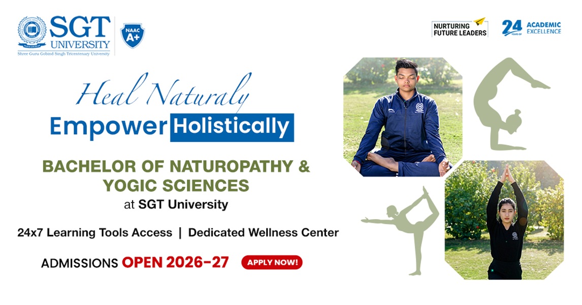 SGT University Facebook ad: Build a Career in Wellness