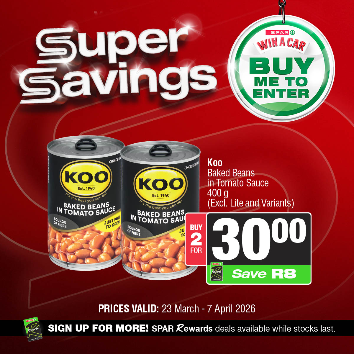 My SPAR Facebook ad