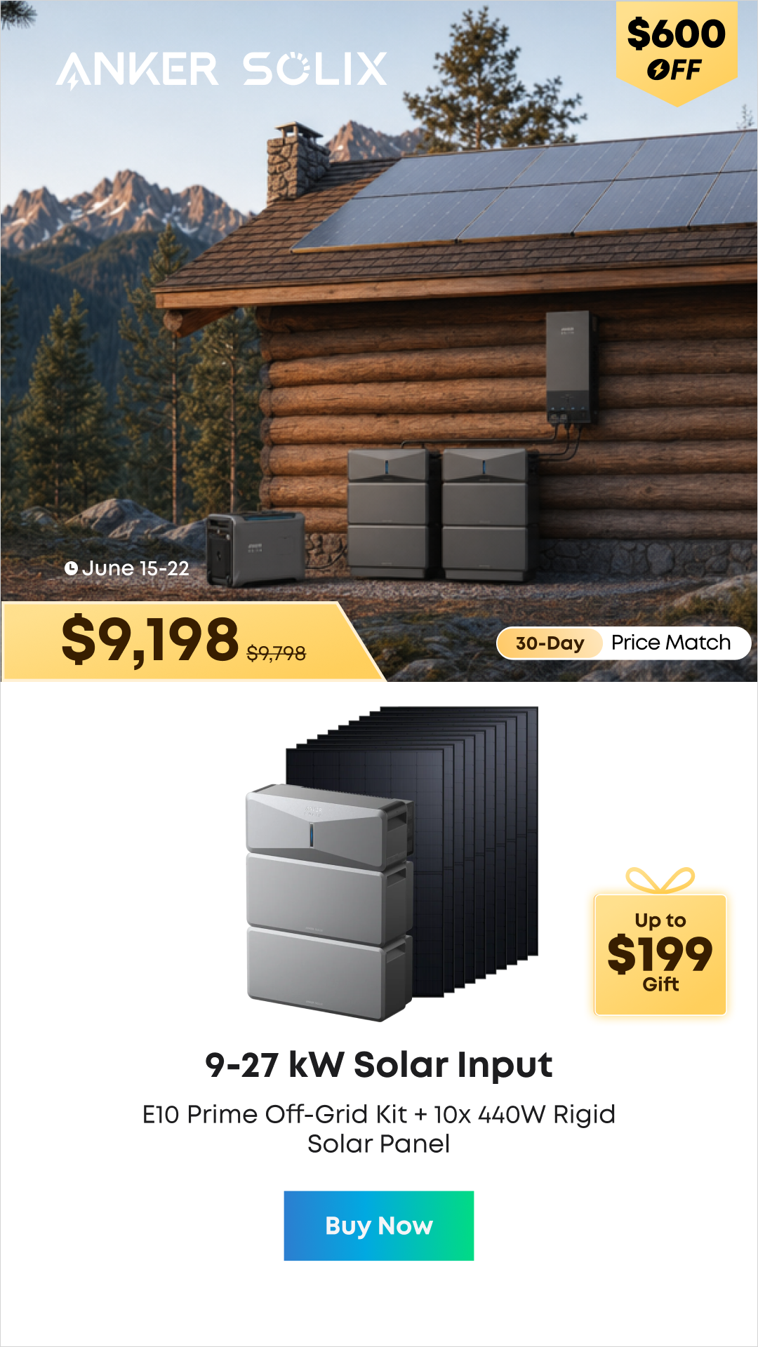 Anker SOLIX Facebook ad