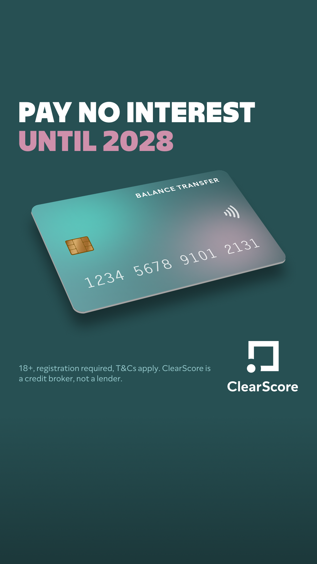 ClearScore Facebook ad