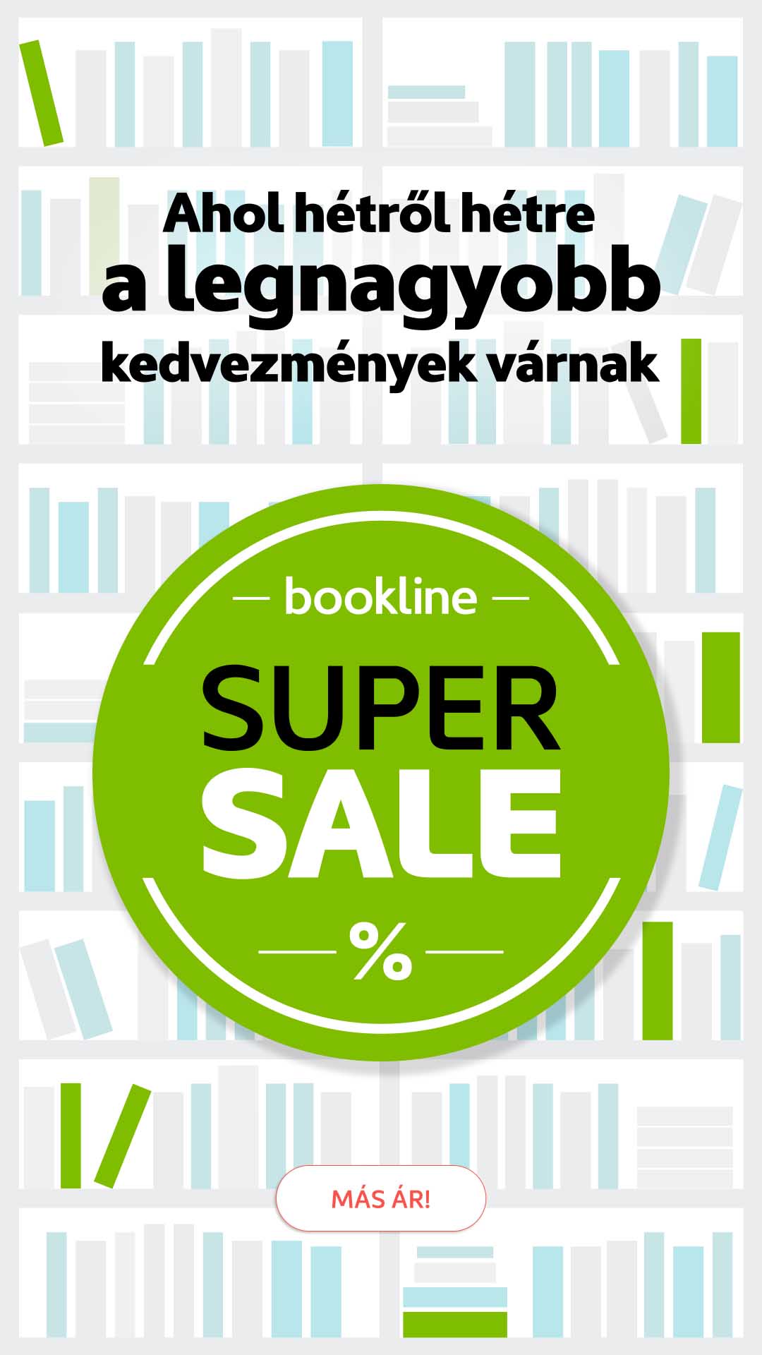 Bookline webáruház Facebook ad