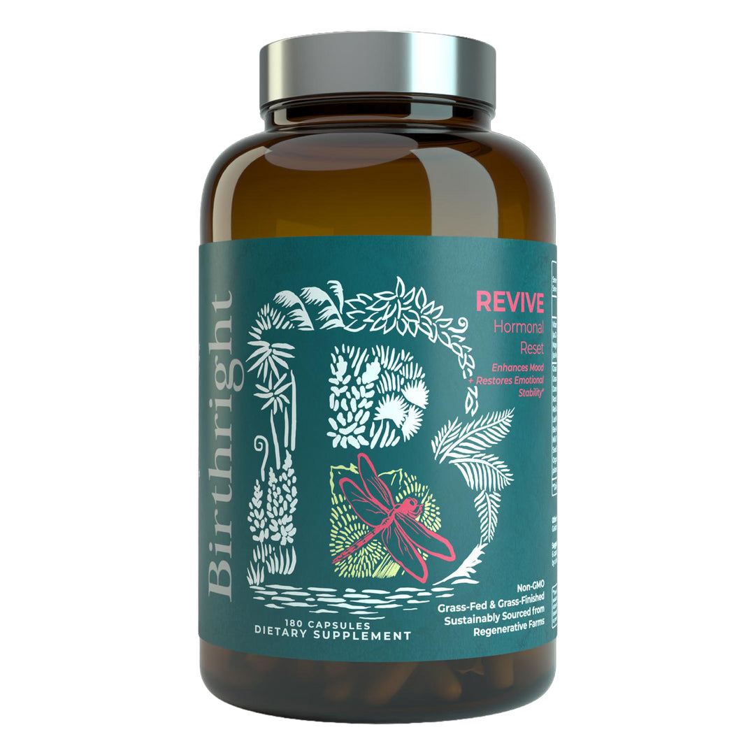 Birthright Supplements Facebook ad: 3 months of real hormone support, 20% off.