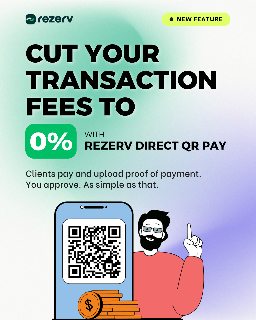Rezerv Facebook ad: #1 Booking Software for Fitness Studio Owners