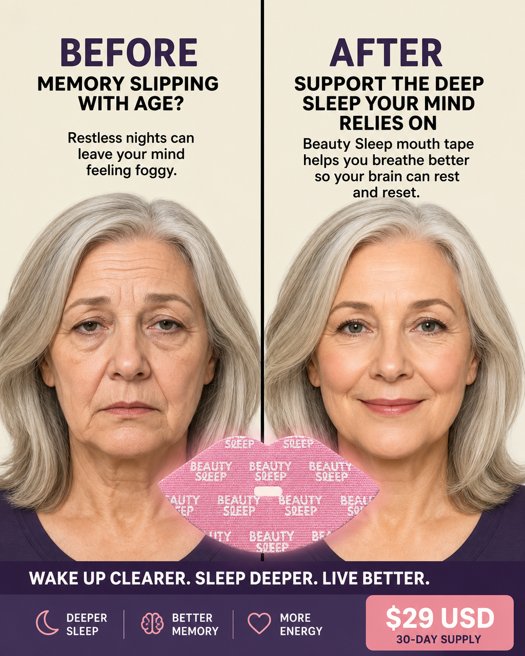 Beauty Sleep Facebook ad