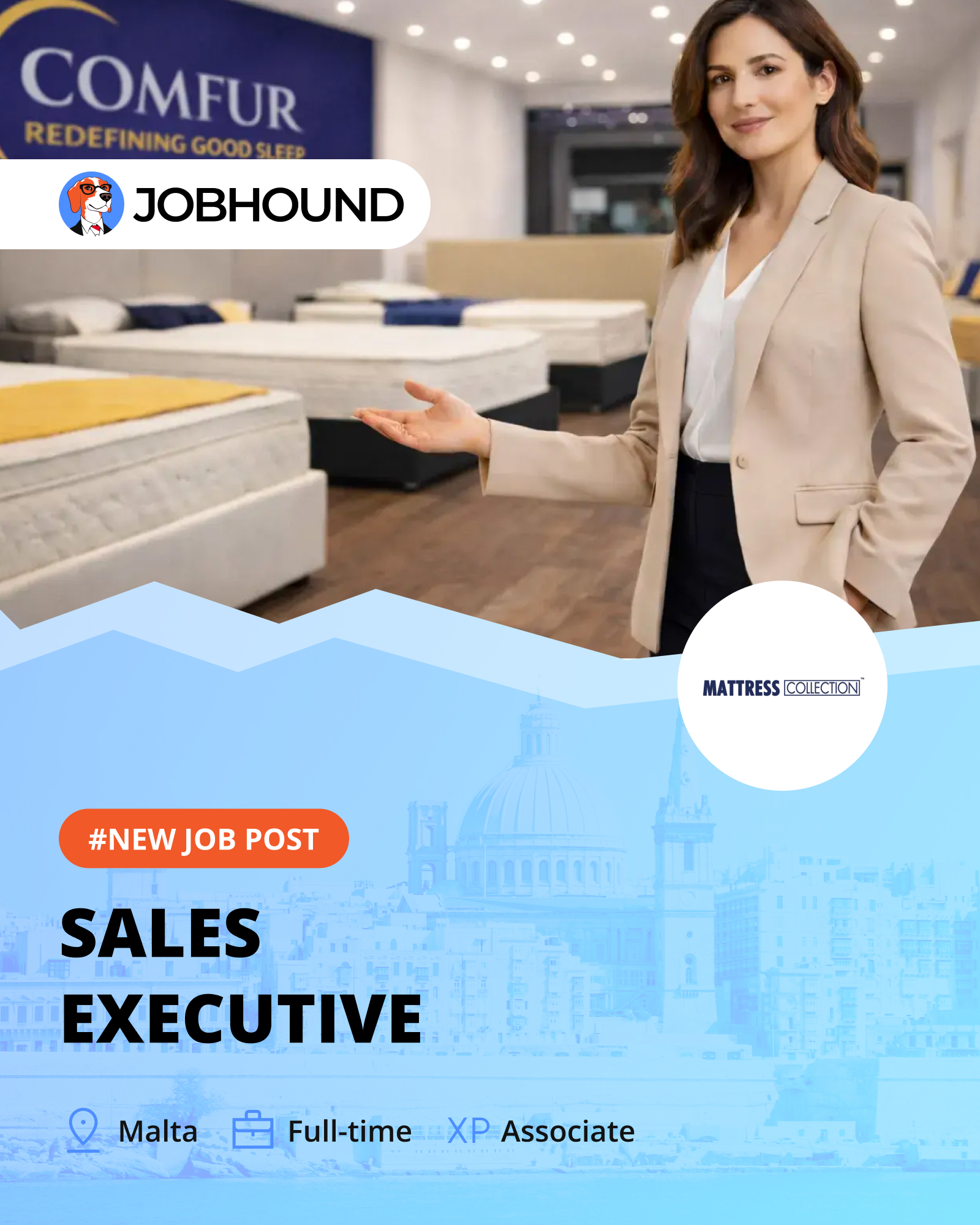 Jobhound Malta  Facebook ad