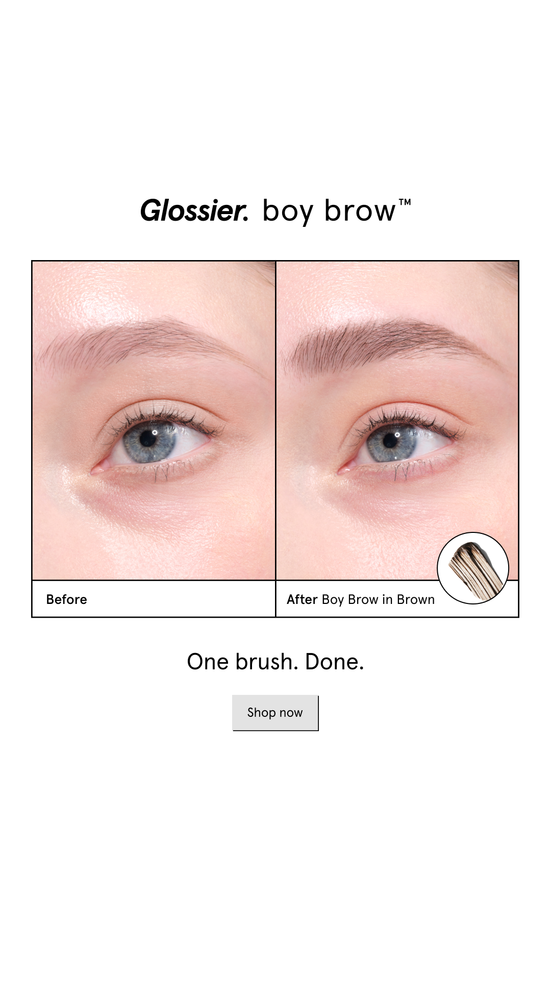 Glossier Facebook ad
