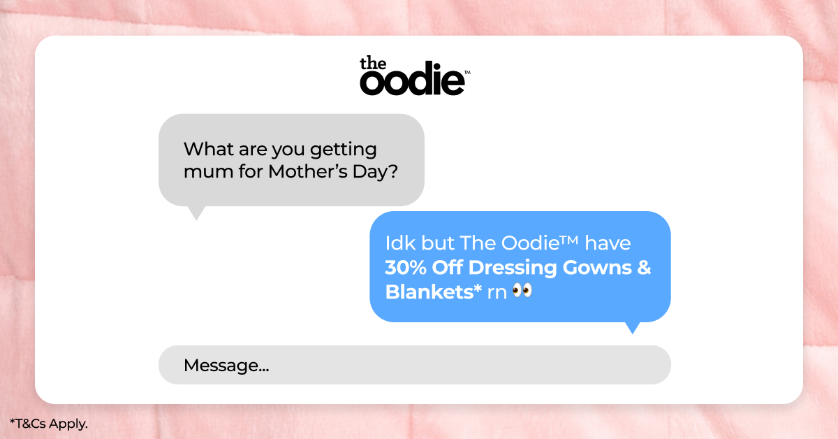 The Oodie Facebook ad