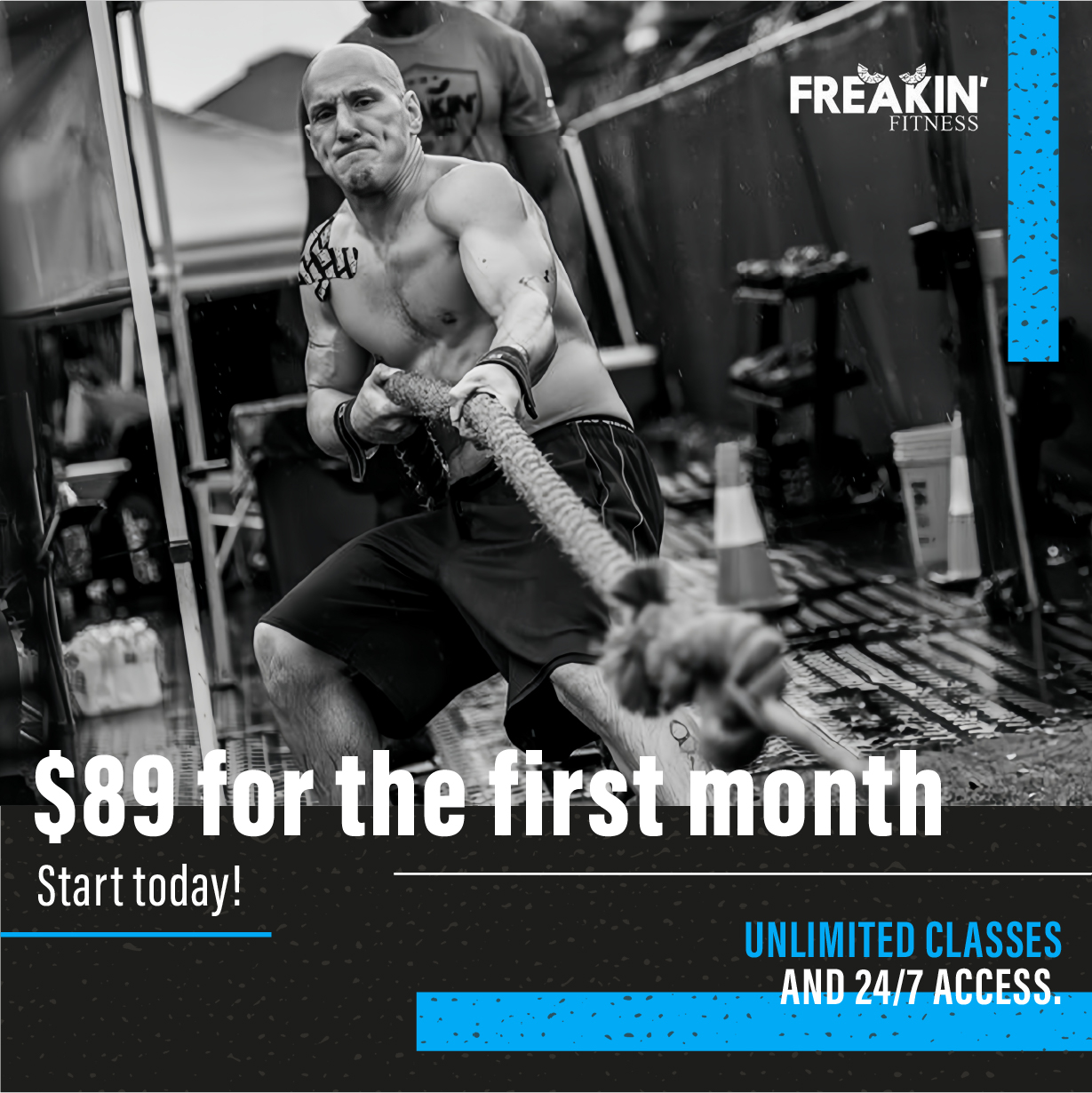 Freakin Fitness Weston Facebook ad
