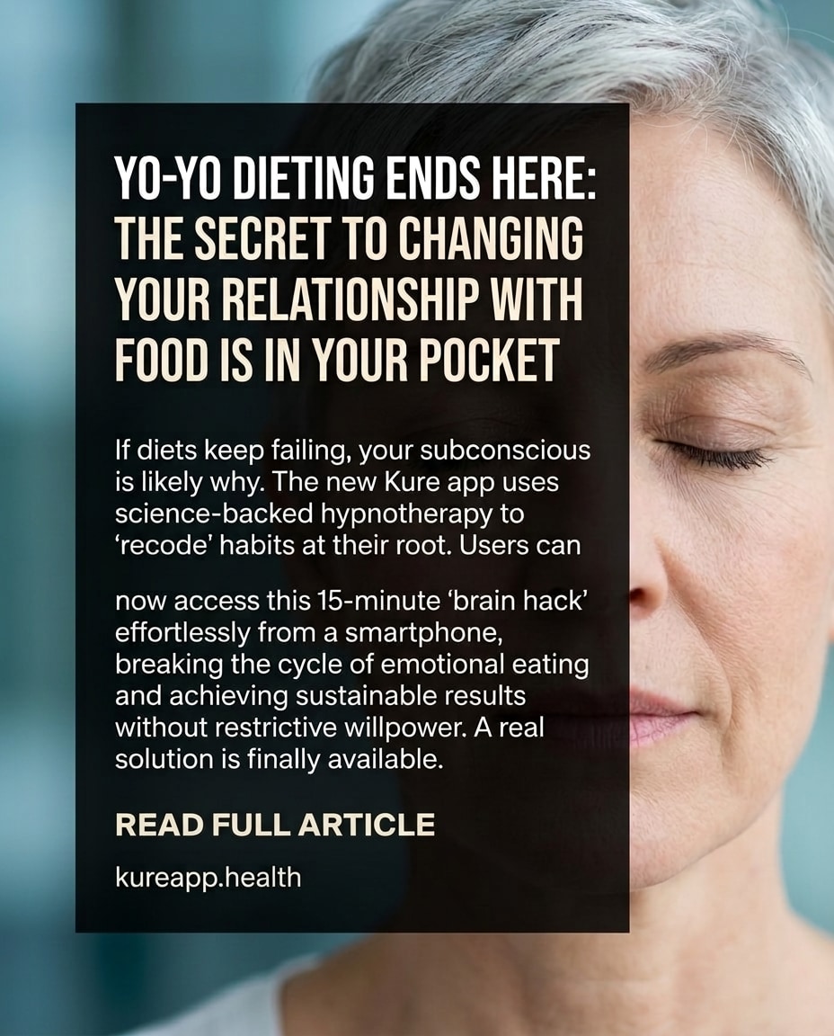 Kure for Hypnotherapy Facebook ad