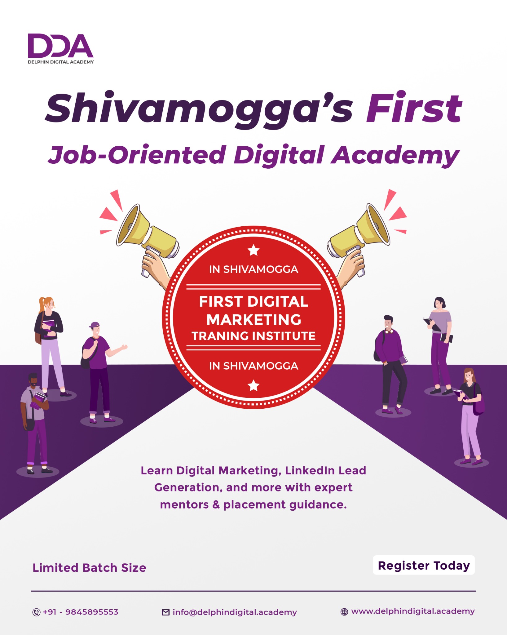 Delphin Digital Academy Facebook ad: Job Ready Digital Marketing Program