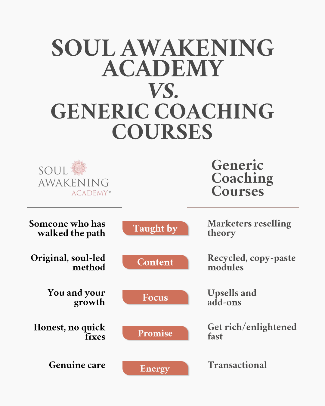 Soul Awakening Academy Facebook ad: Become a Spiritual Life Coach!