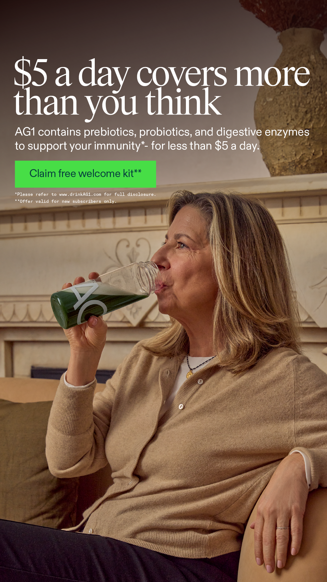 AG1 by Athletic Greens Facebook ad