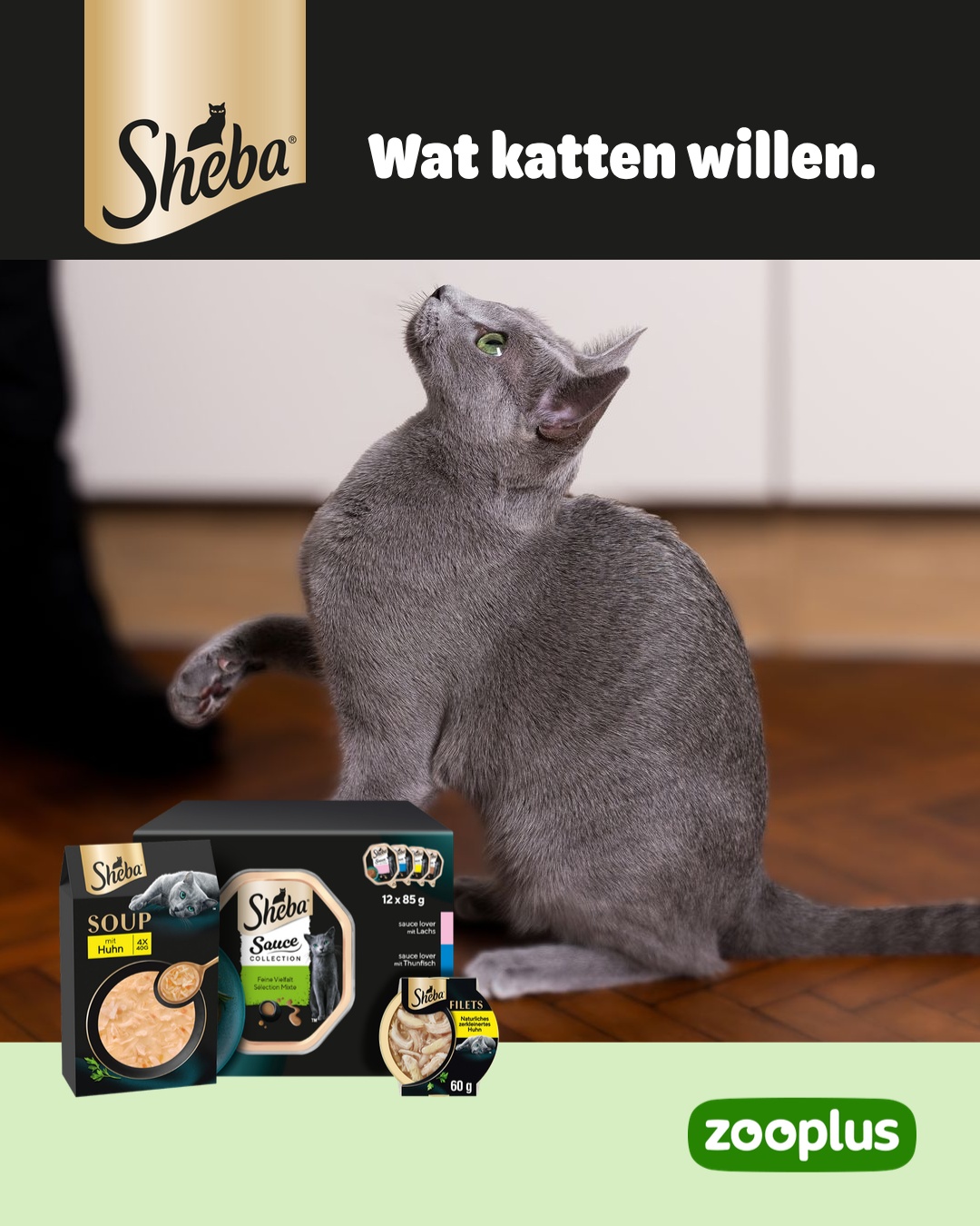 zooplus Facebook ad: SHEBA