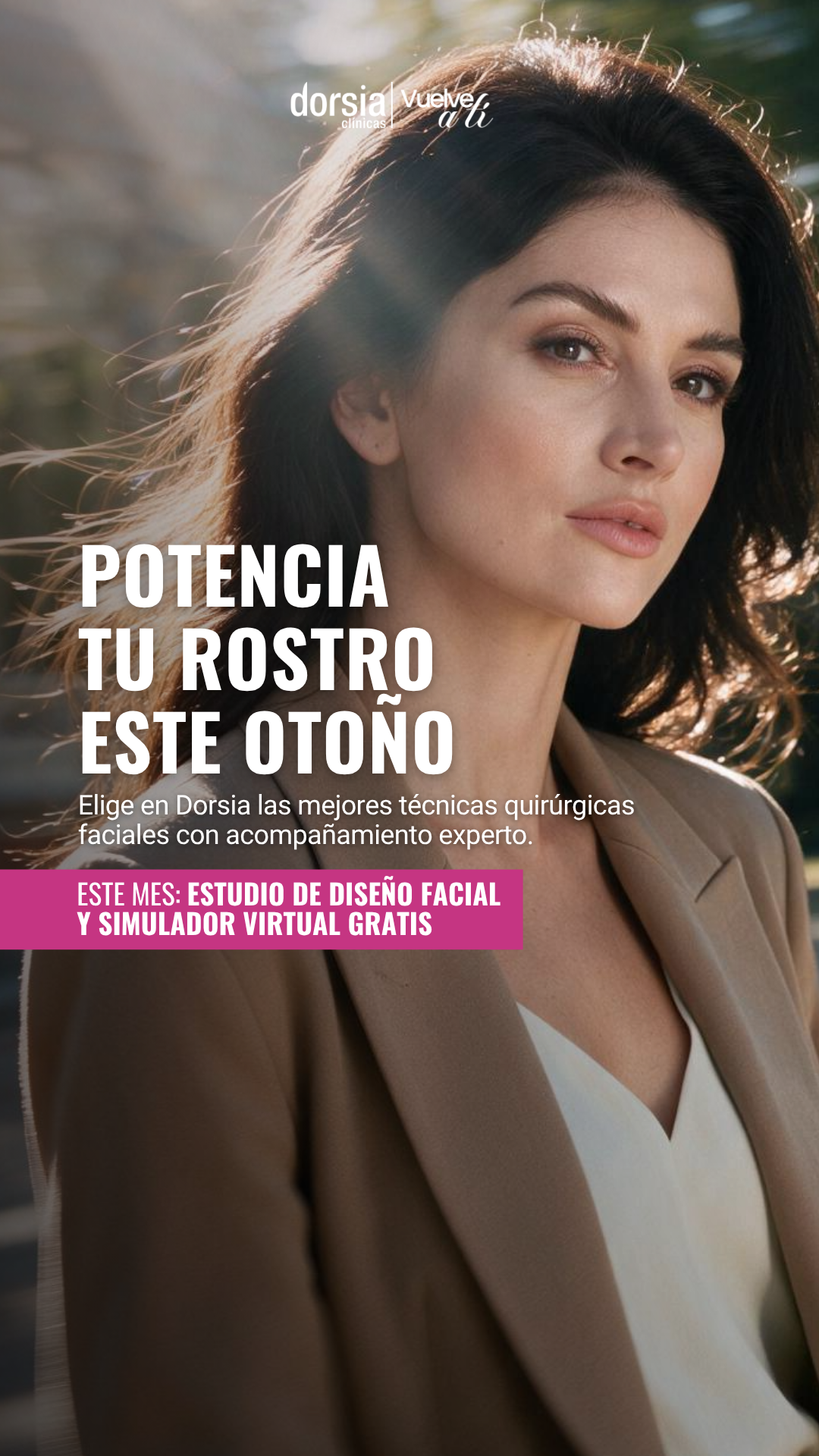 Clínicas Dorsia Facebook ad: Potencia tu belleza natural